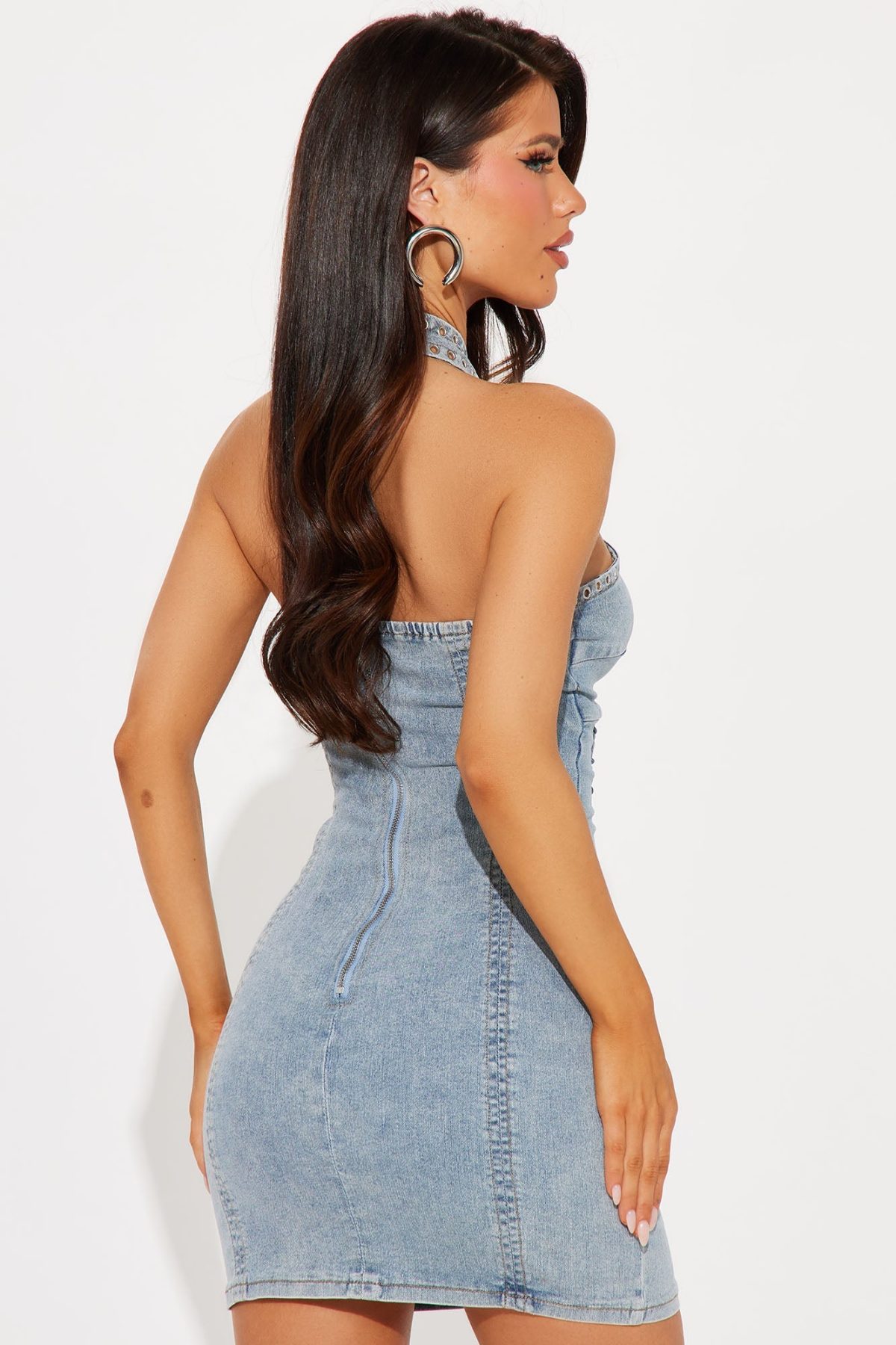 Kleo Denim Mini Dress - Denim