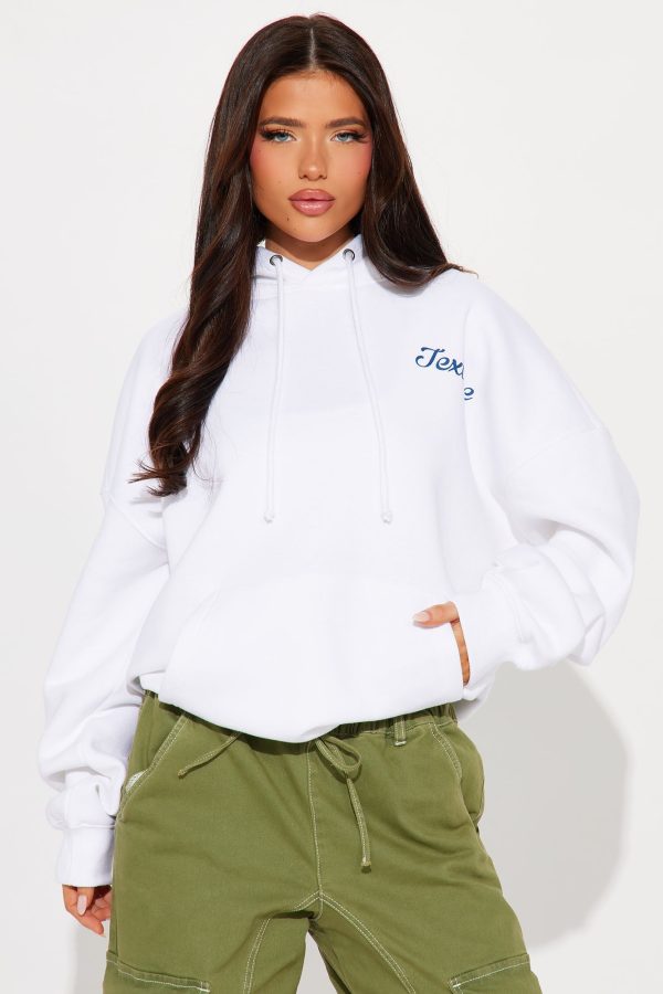 Text Me When You Get Lonely Hoodie - White