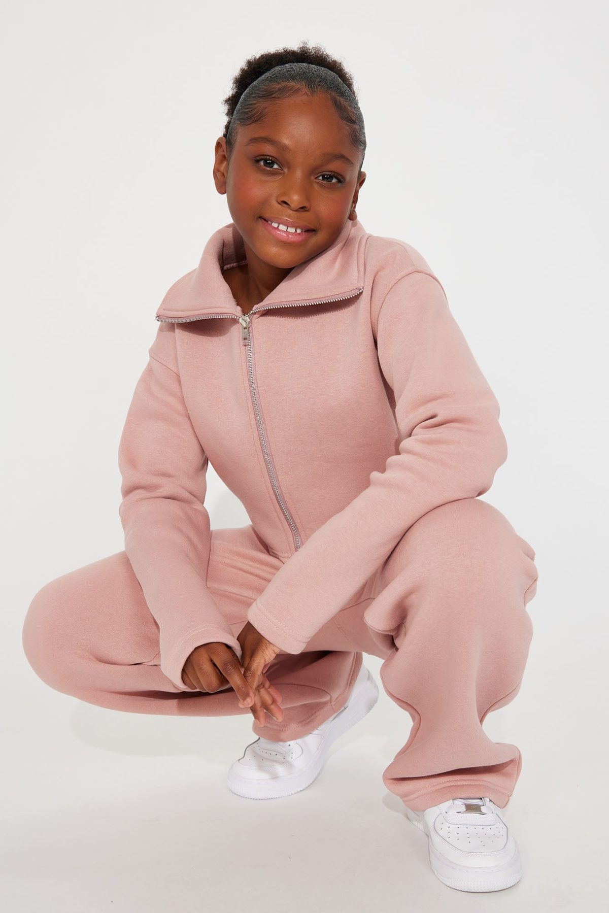 Minin Sweet Angel Fleece Pant Set - Pink