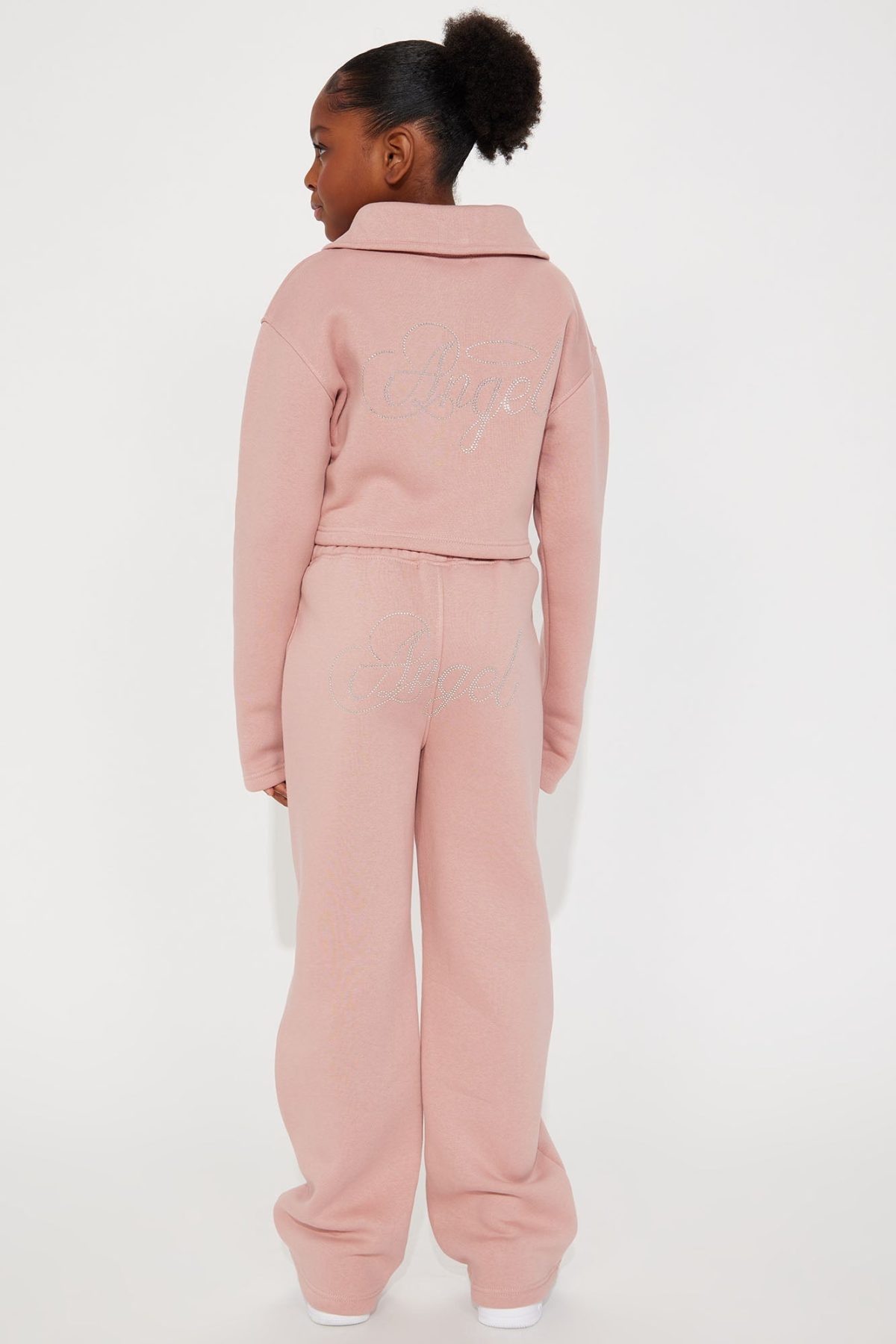 Minin Sweet Angel Fleece Pant Set - Pink