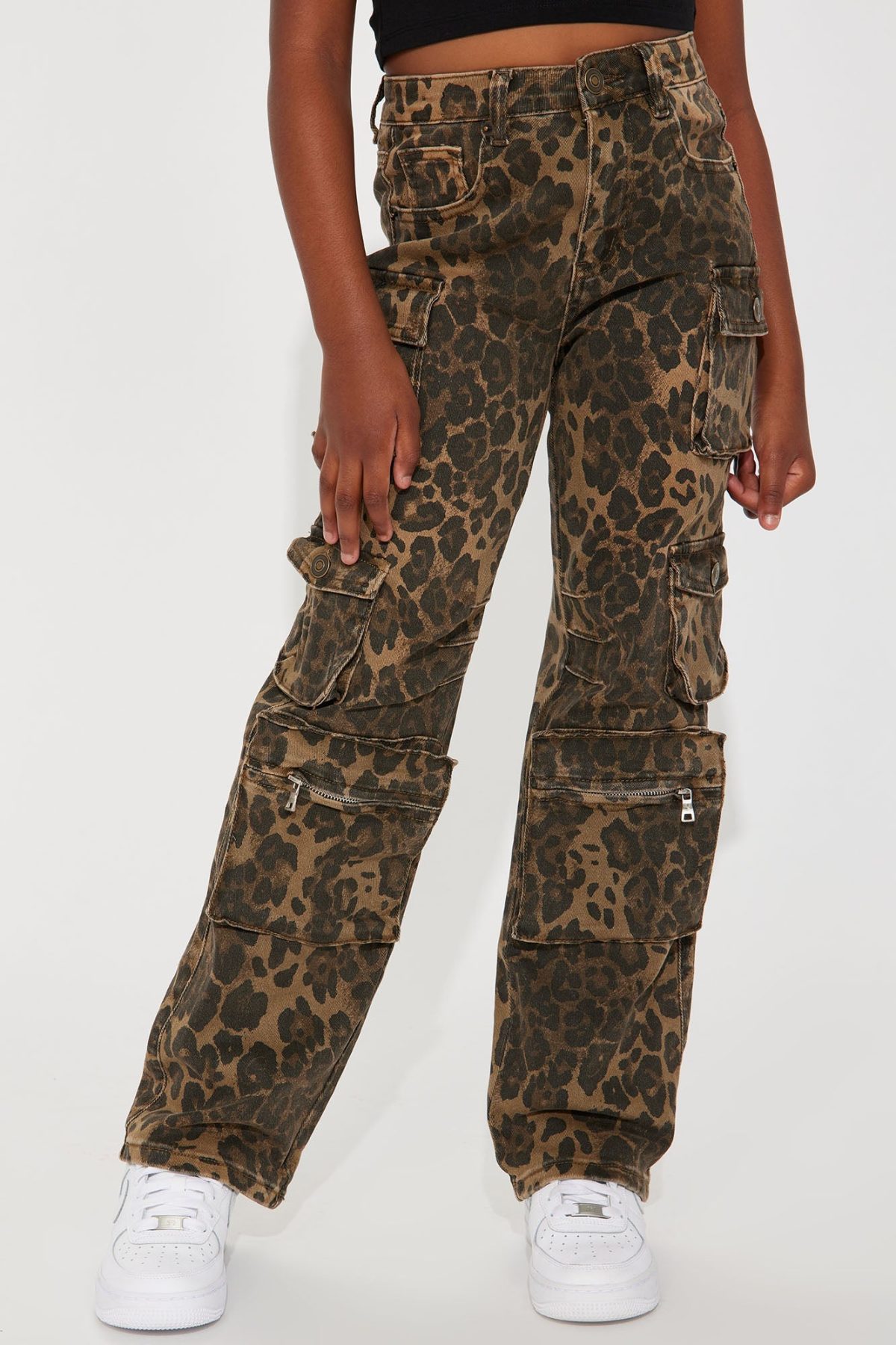 Mini Leopard Lily Cargo Pant - Leopard