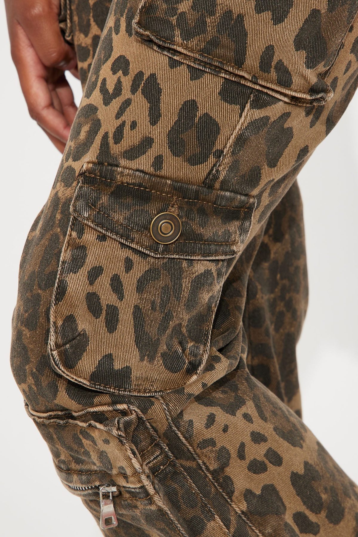 Mini Leopard Lily Cargo Pant - Leopard