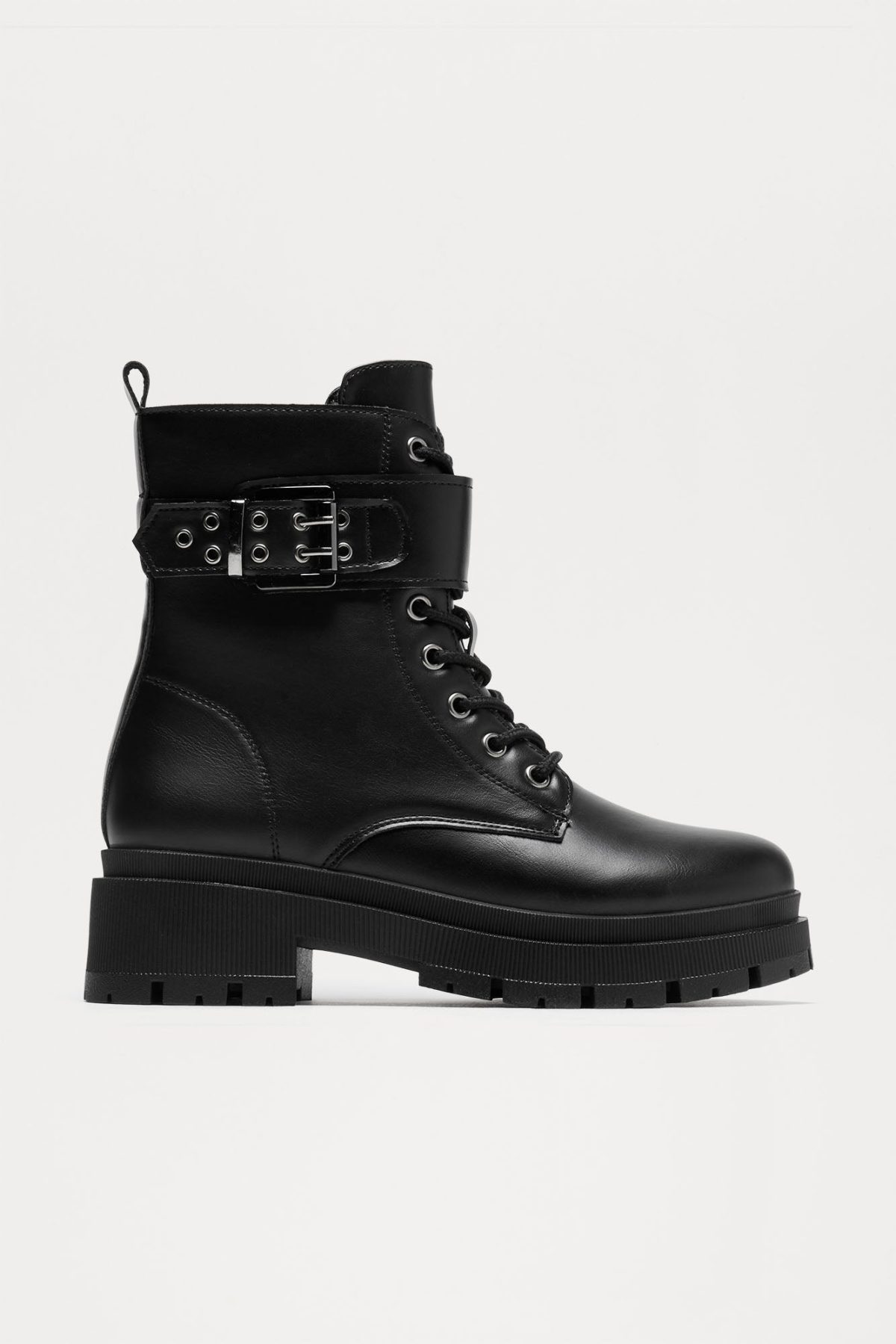 Tory Combat Boots - Black