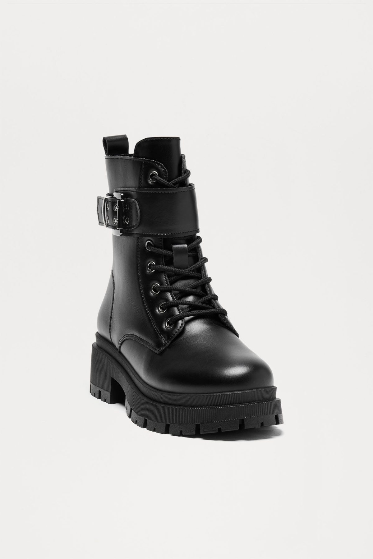 Tory Combat Boots - Black