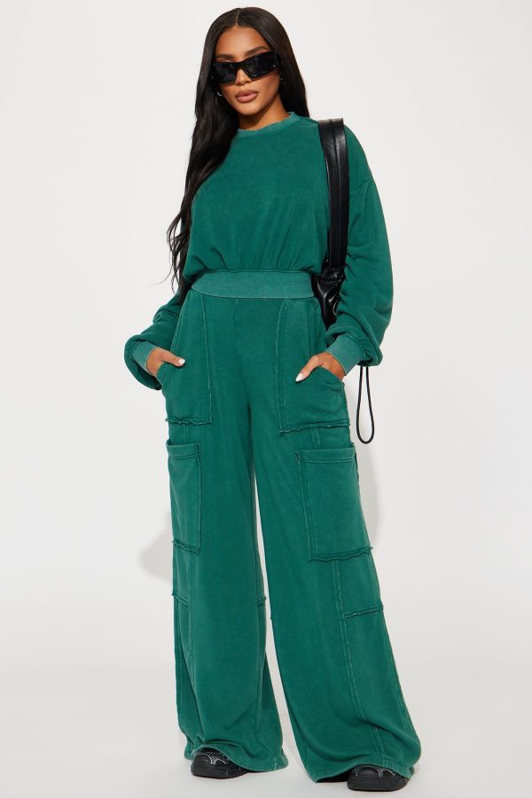 Shelby Pant Set - Hunter