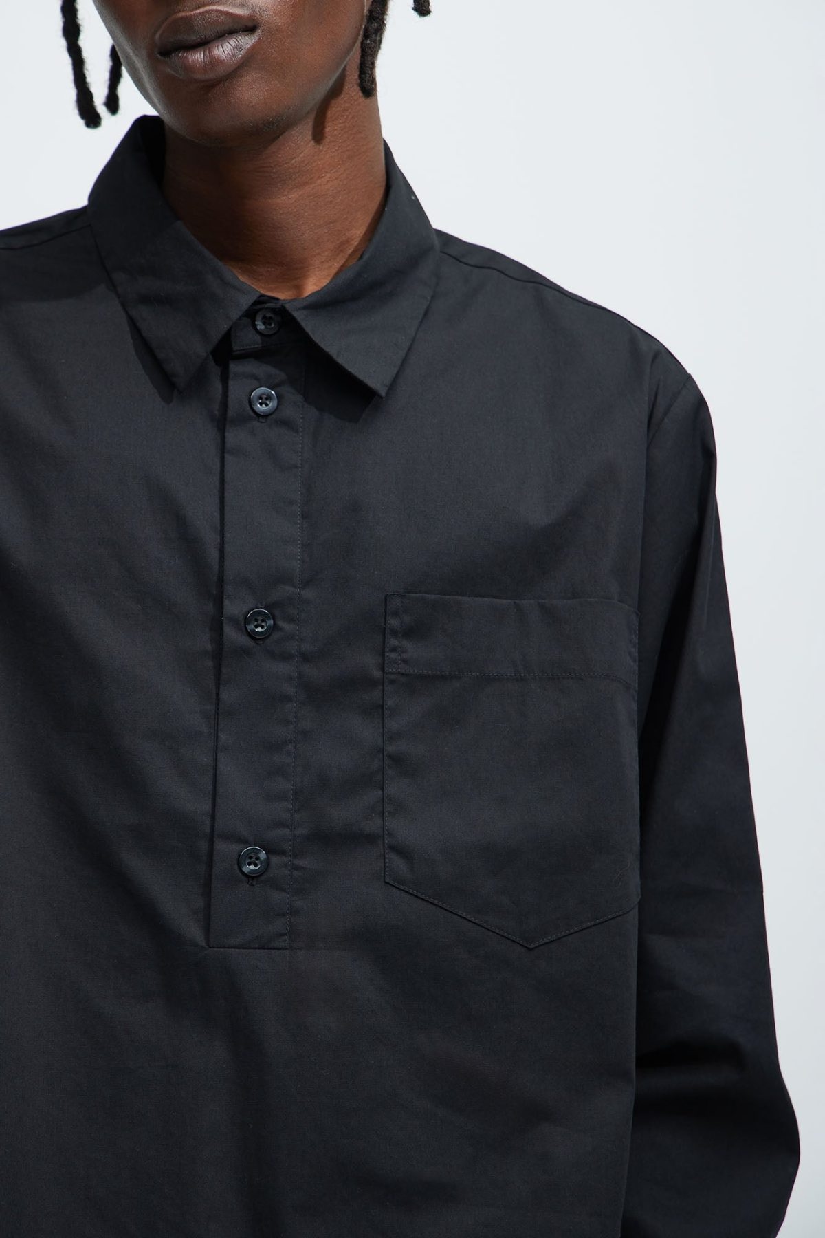 Quick Popover Shirt - Black