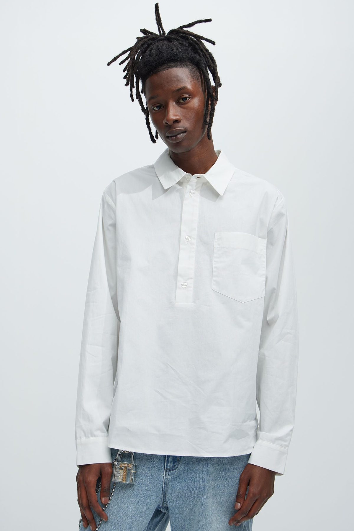 Quick Popover Shirt - White