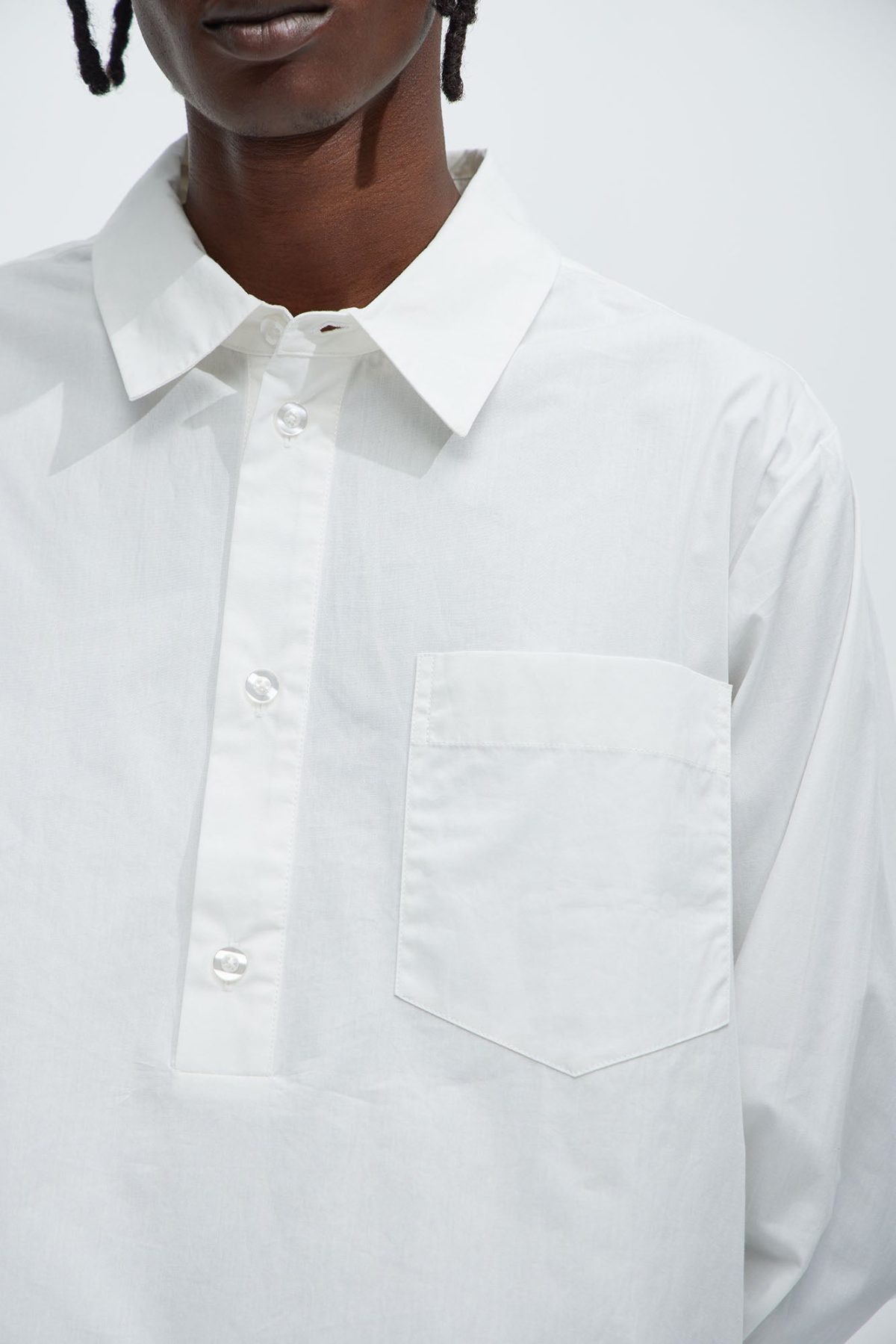 Quick Popover Shirt - White