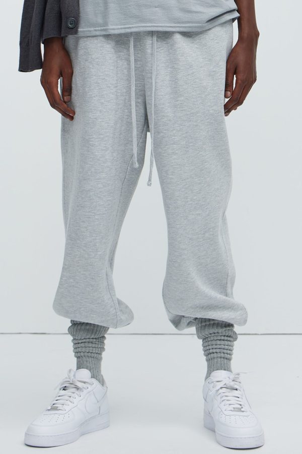 Tyson Relaxed Gusset Jogger - Heather Grey