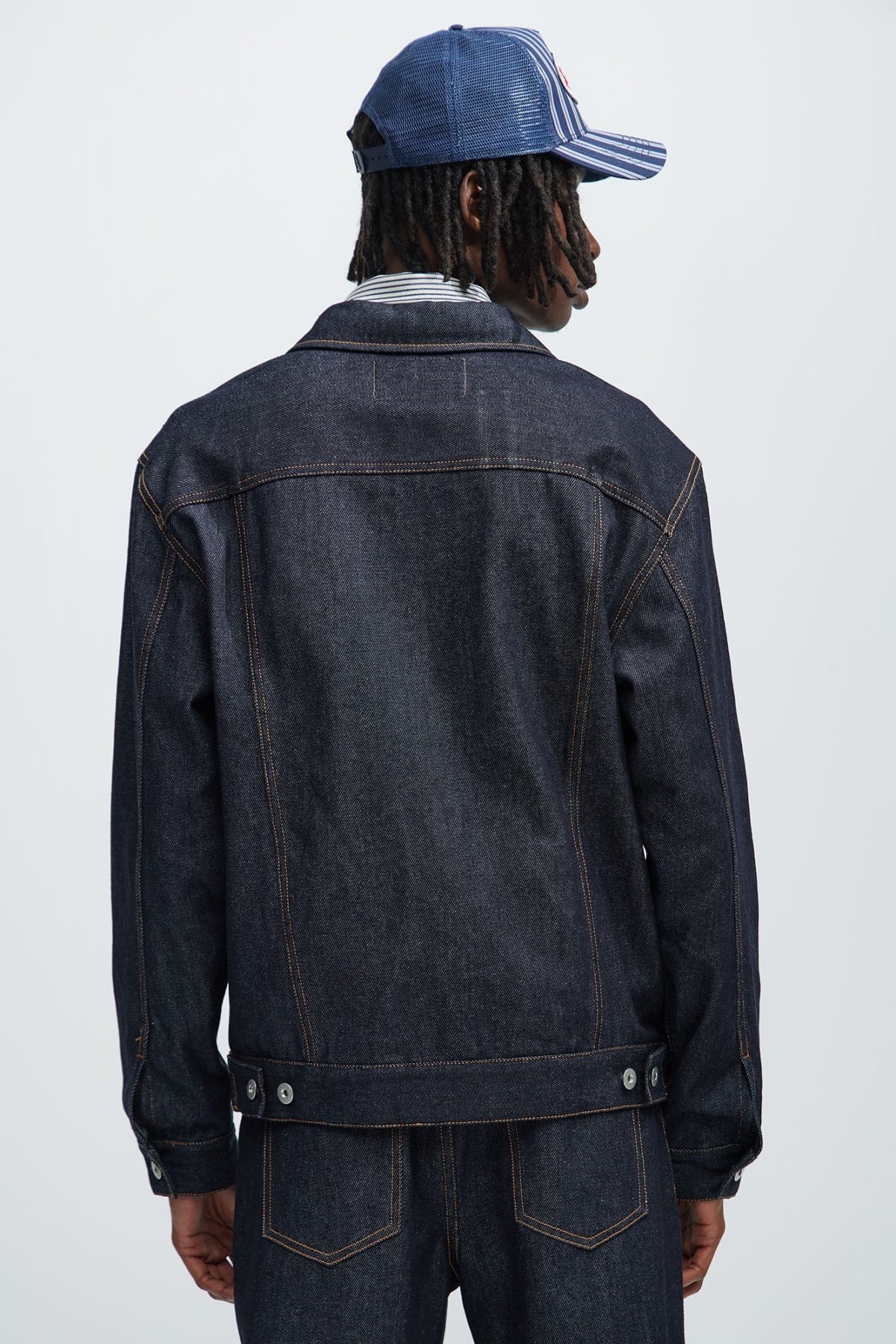 Collin Raw Denim Trucker Jacket - Indigo