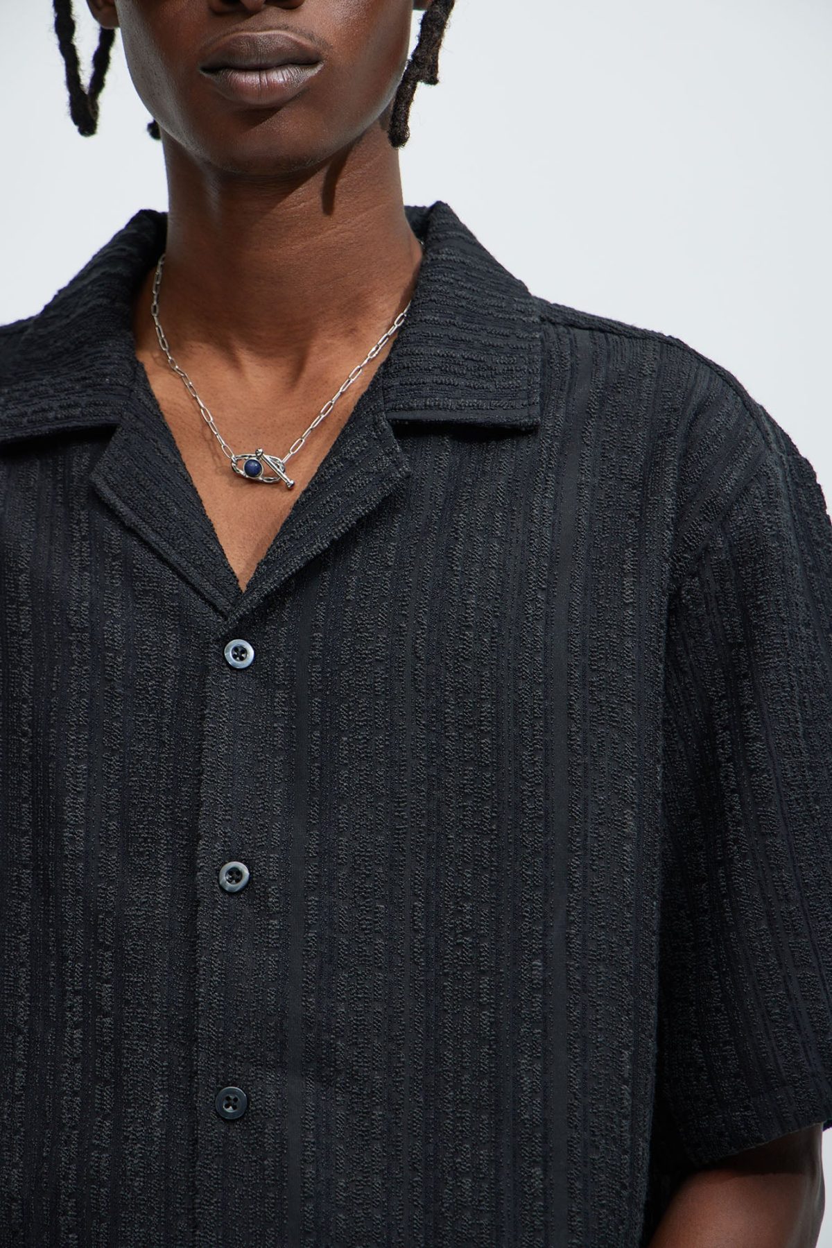 Telford Textured Shirt - Black