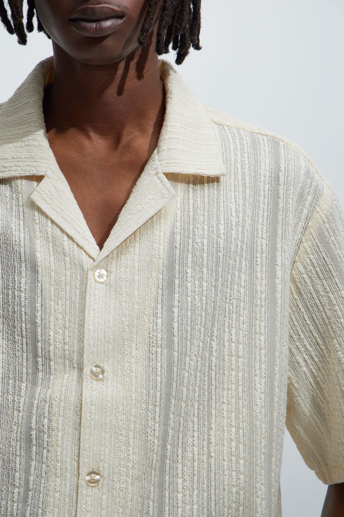 Telford Textured Shirt - Off White