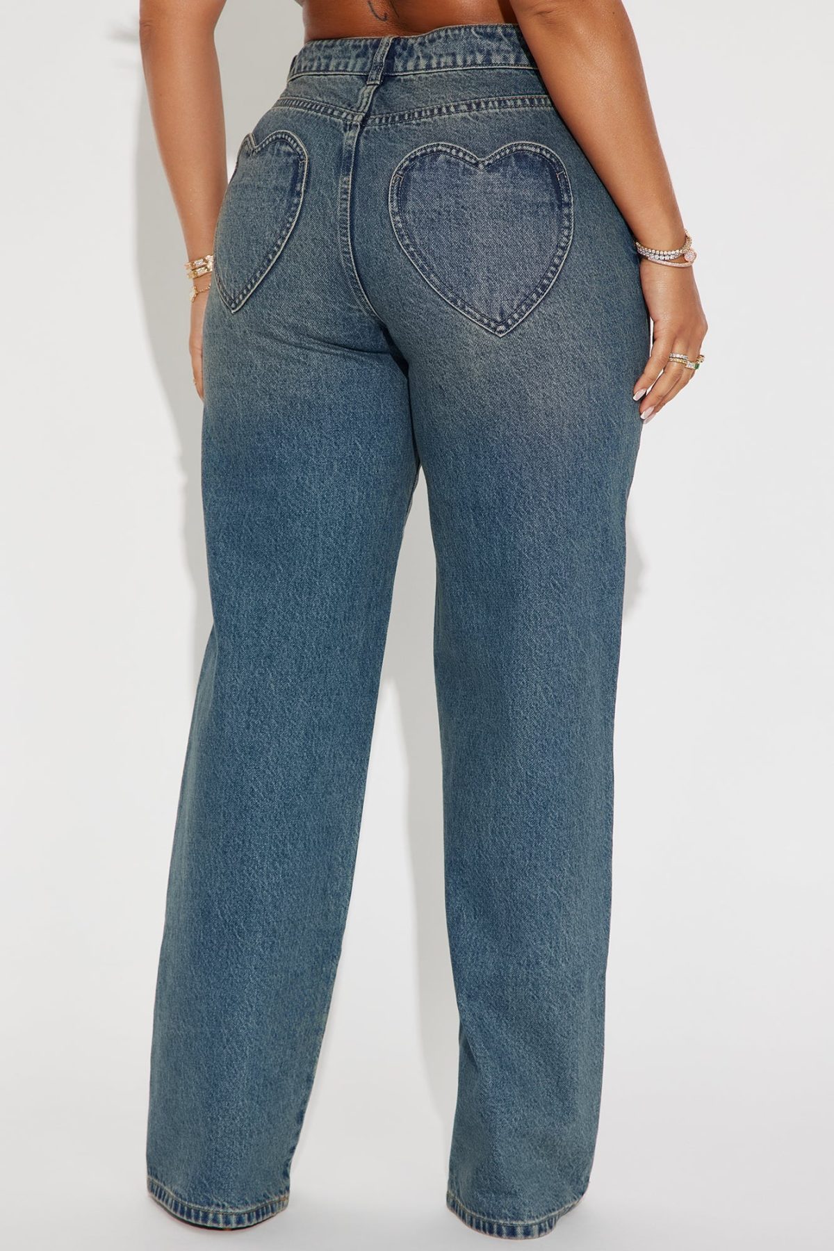 Match Made In Heaven Straight Leg Jeans - Dark Wash