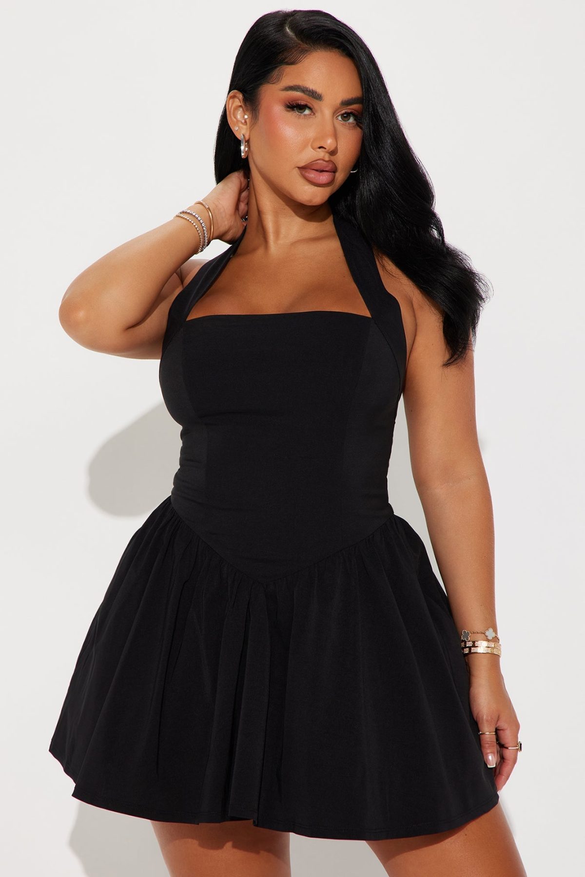 Noble Mini Dress - Black