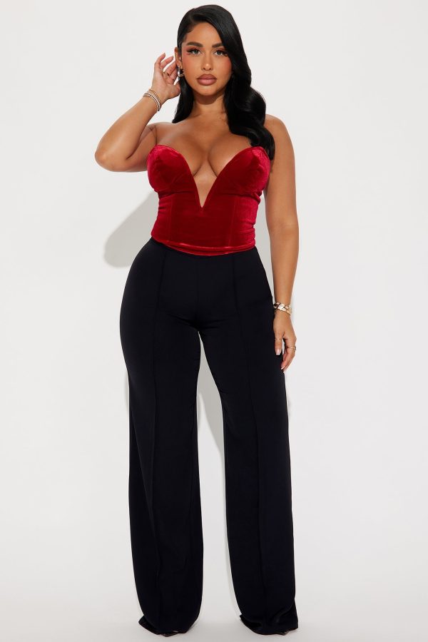 Vicky High Waisted Dress Pants - Black