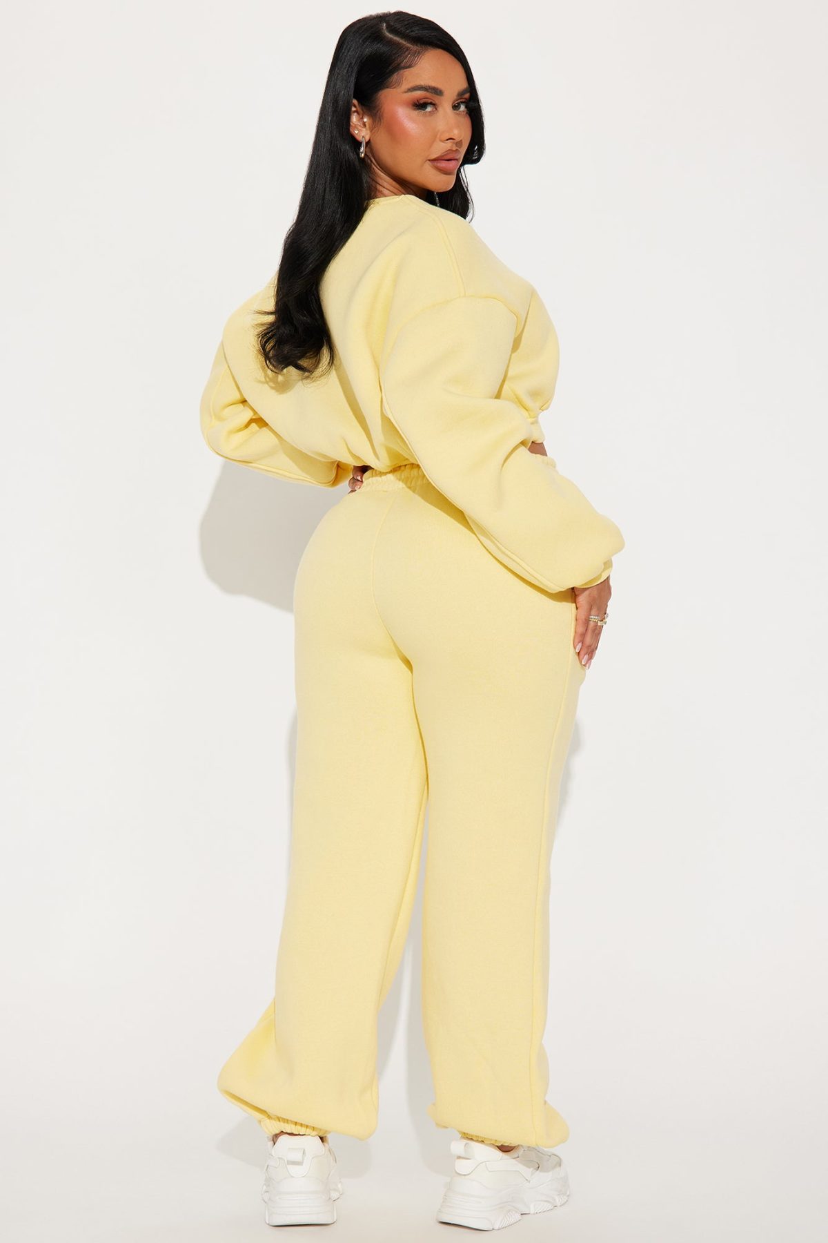 Erin Super Soft Fleece Pant Set - Yellow