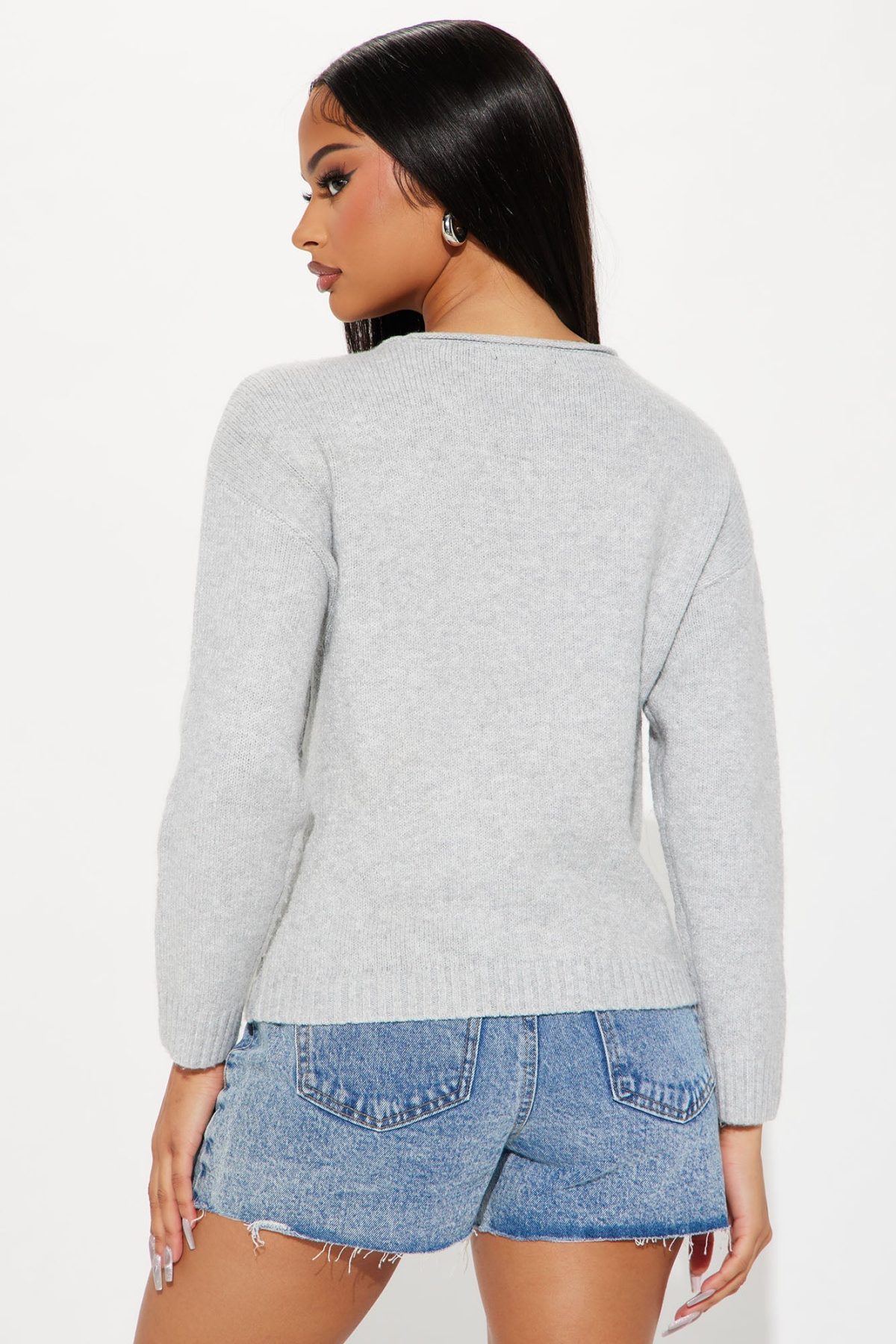 Star Gazing Sweater - Grey/combo