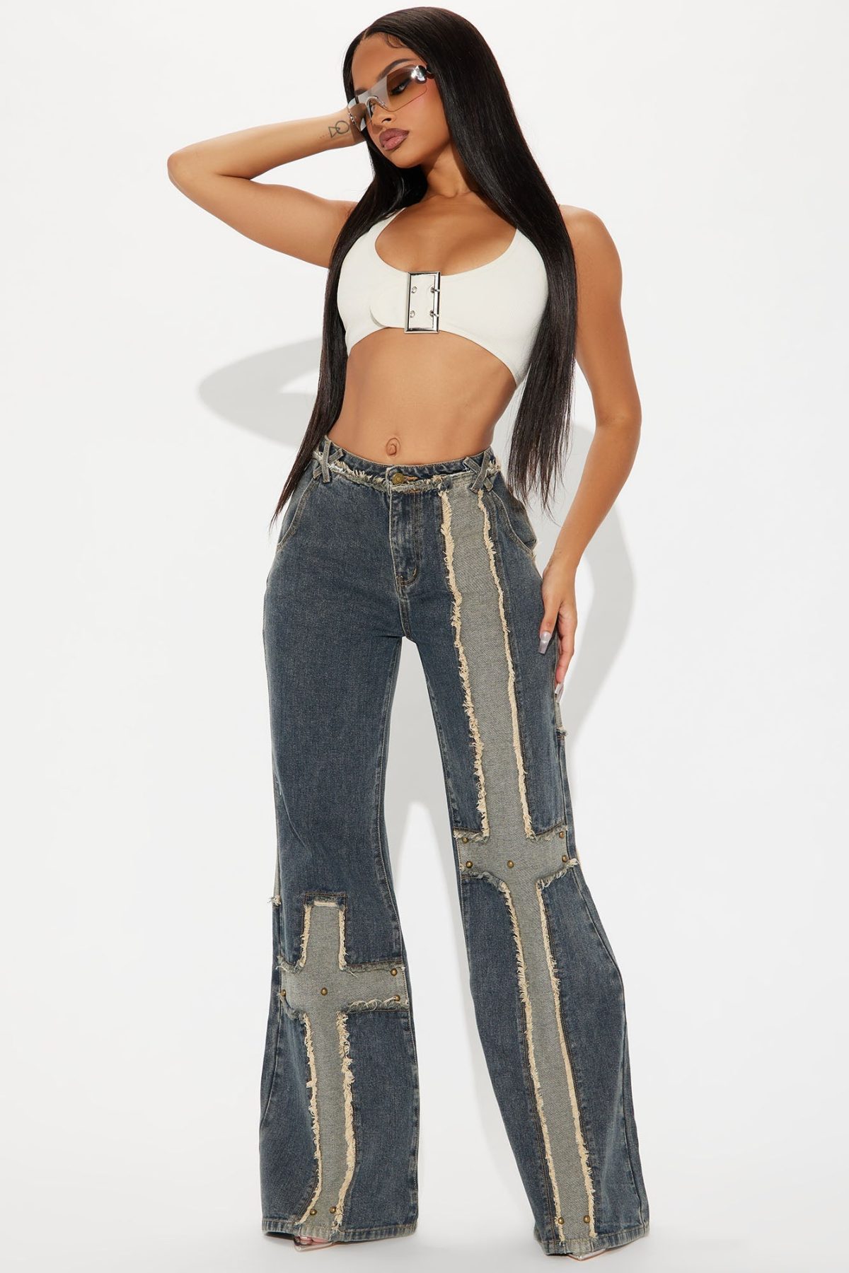 Making It Complicated Straight Leg Jeans - Grey