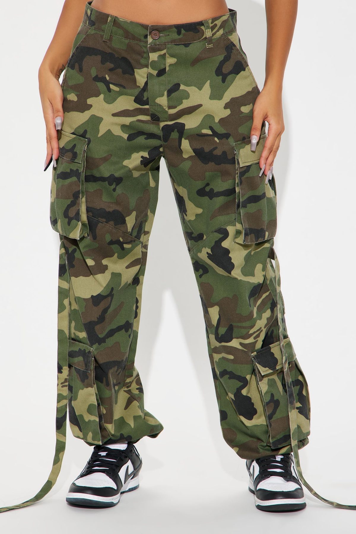 Level You Up Camo Jogger Pant - Olive/combo