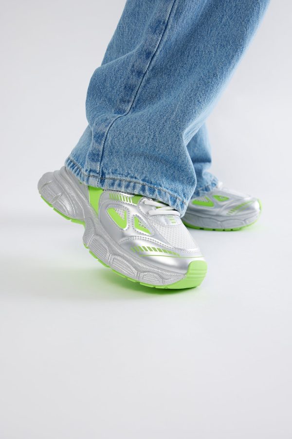 Stella Platform Sneakers - Neon Green