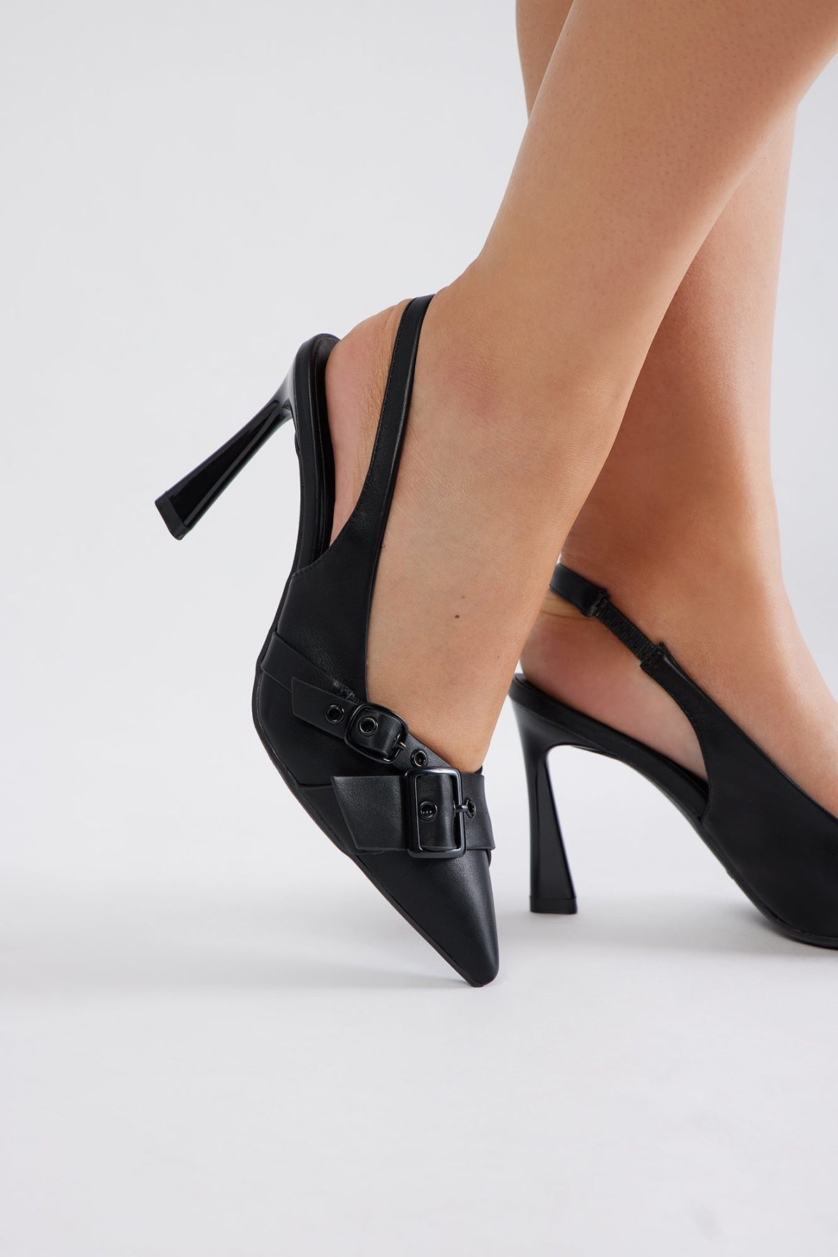 Joseline Slingback Pumps - Black