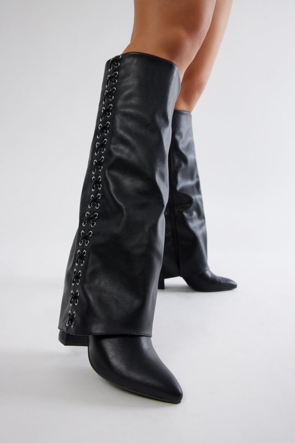 Unmistakable Knee High Boots - Black