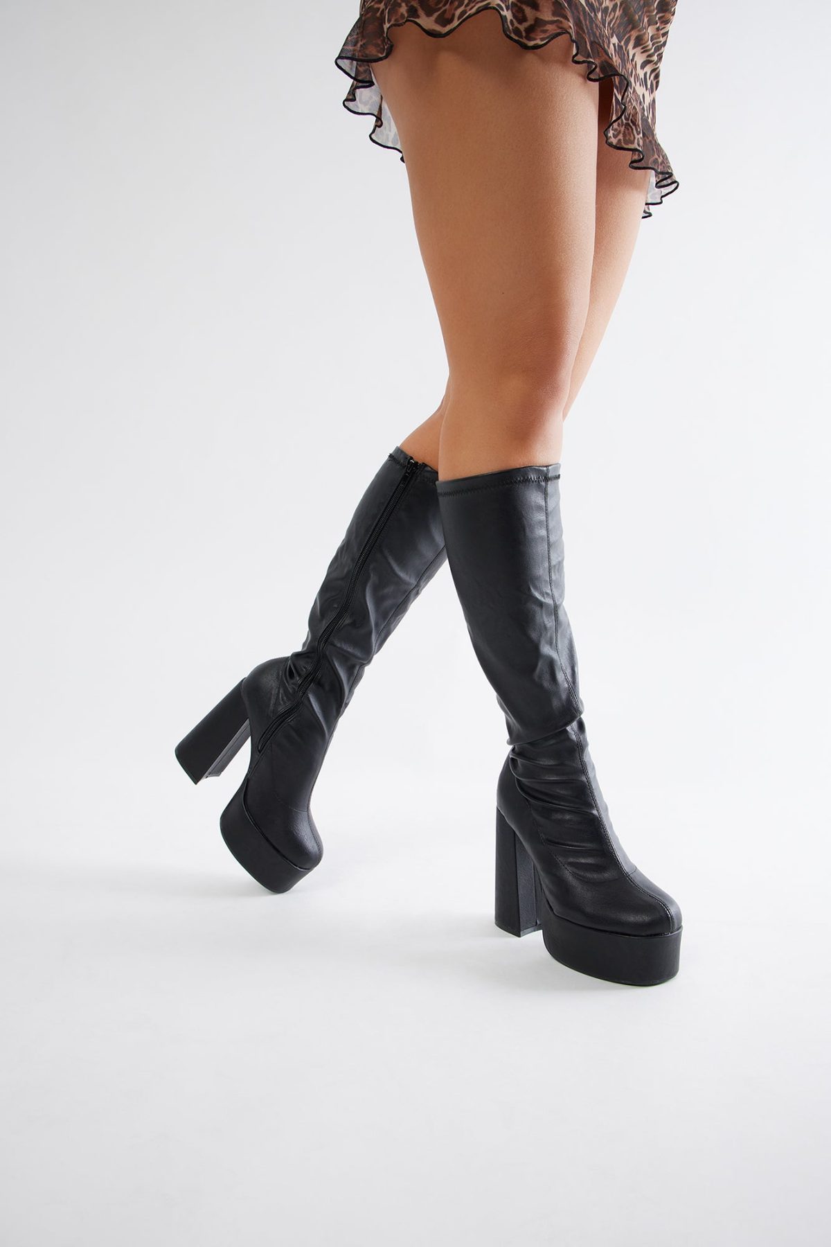 Camden Platform Boots - Black