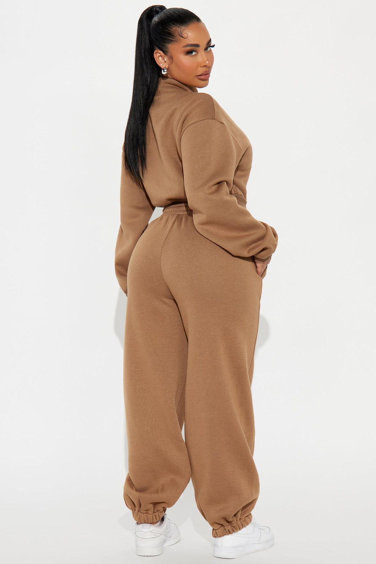 Daniela Super Soft Fleece Pant Set - Mocha