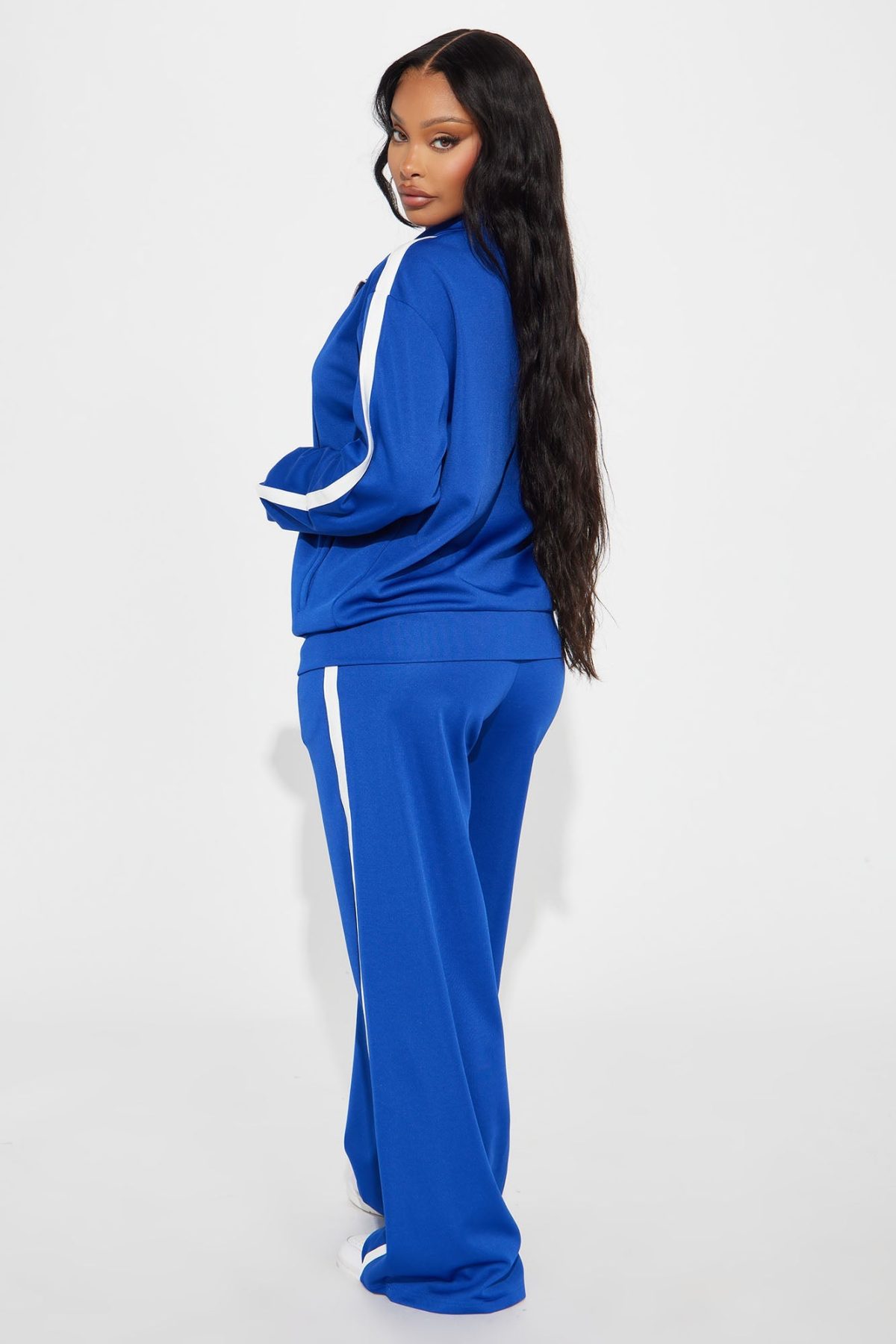 Lucca Oversized Track Pant Set - Blue