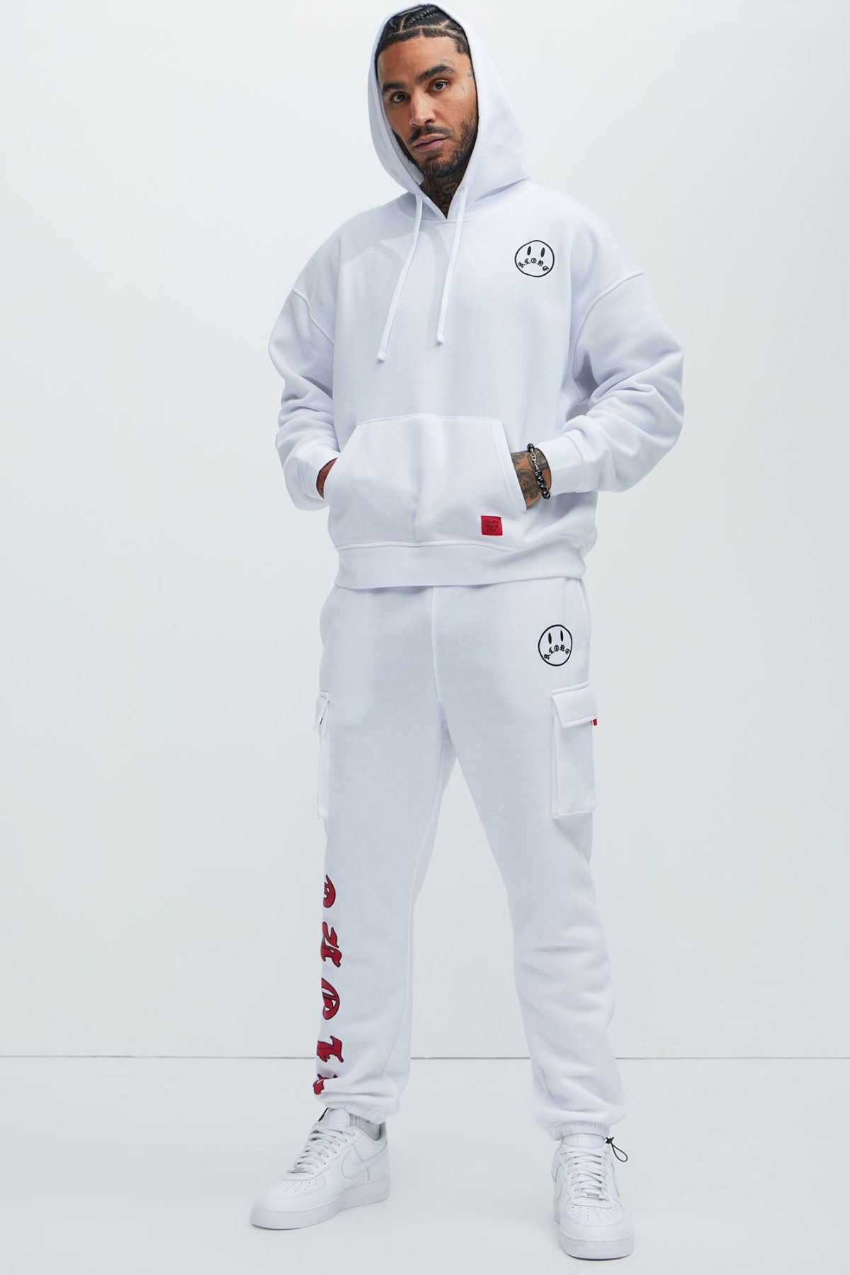 Never Alone Hoodie - White