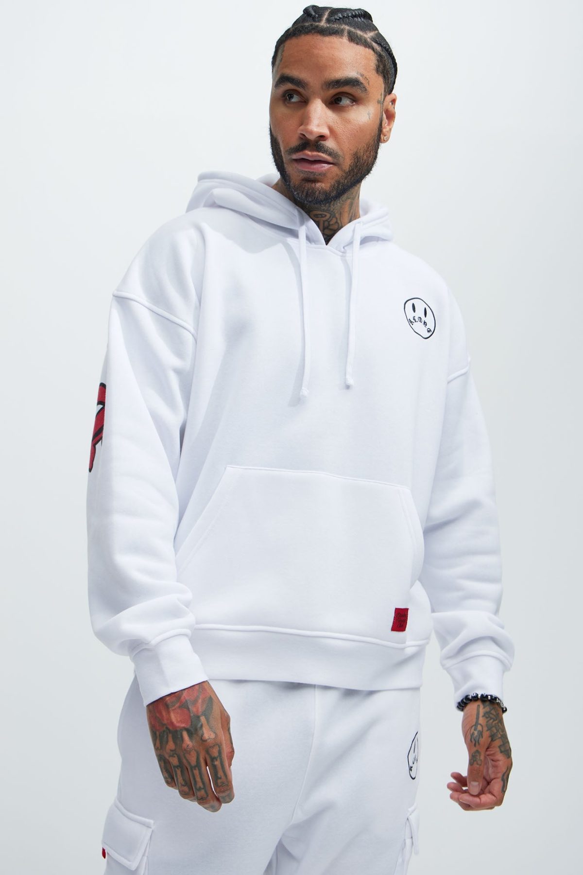 Never Alone Hoodie - White