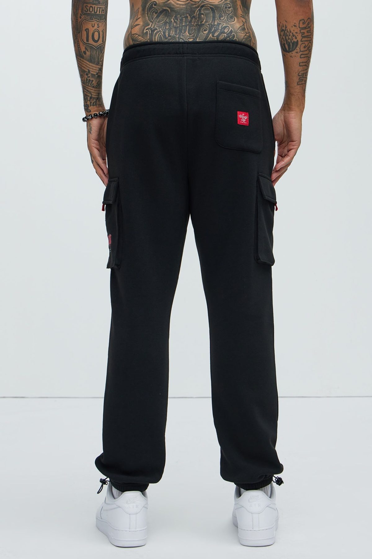 Chicago Cargo Sweatpants - Black