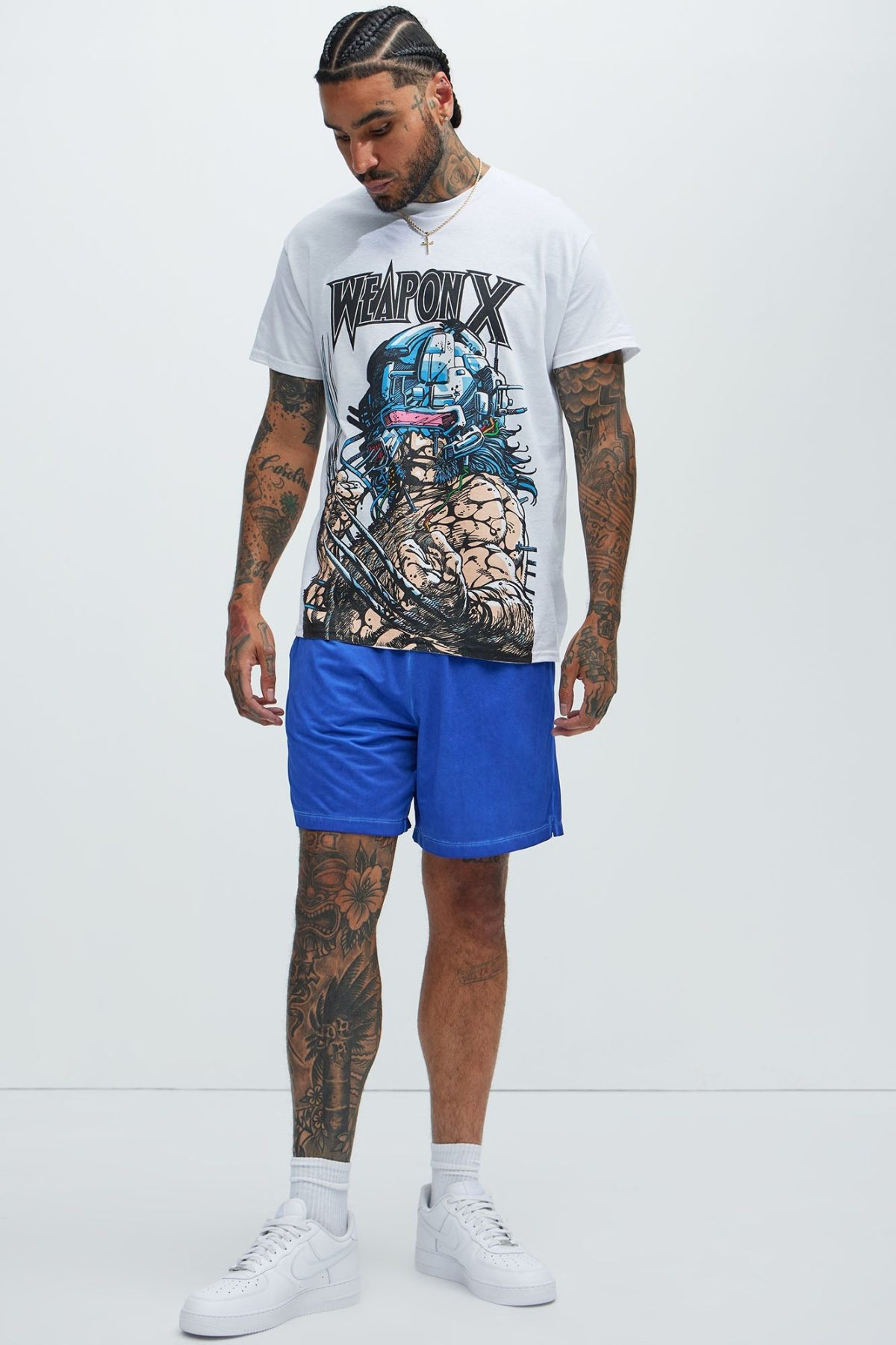 X Men Wolverine Weapon X Short Sleeve Tee - White