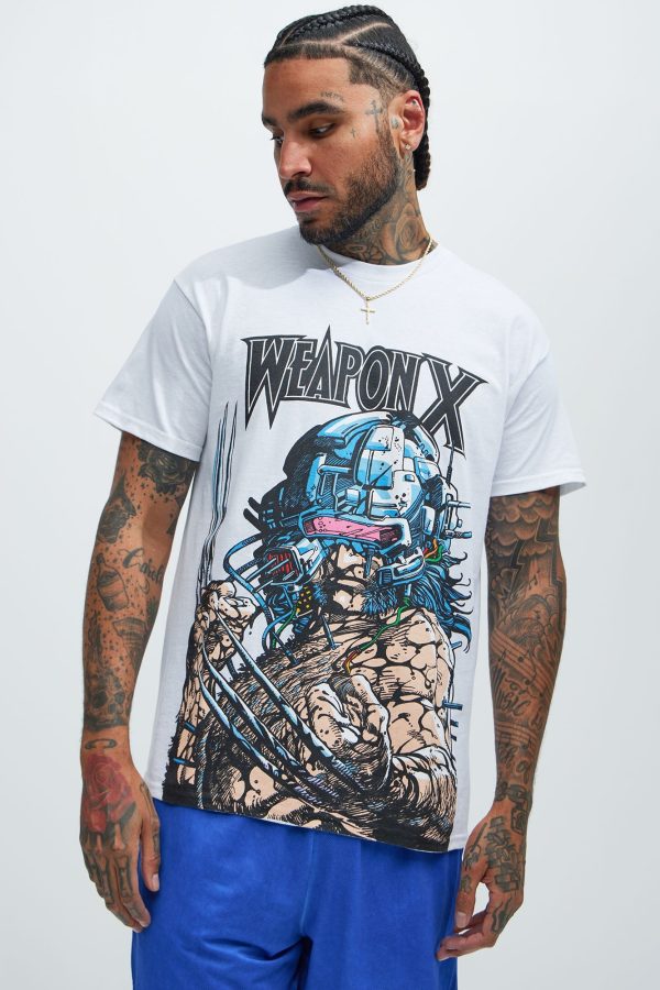 X Men Wolverine Weapon X Short Sleeve Tee - White