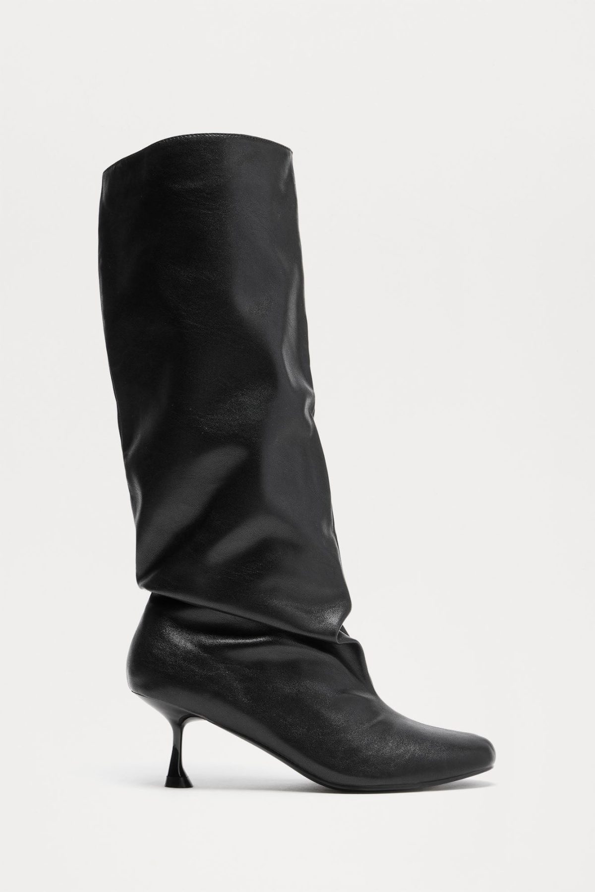 Style Icon Knee High Boots - Black