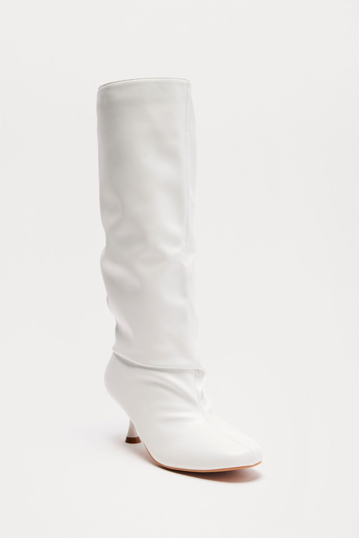 Style Icon Knee High Boots - White