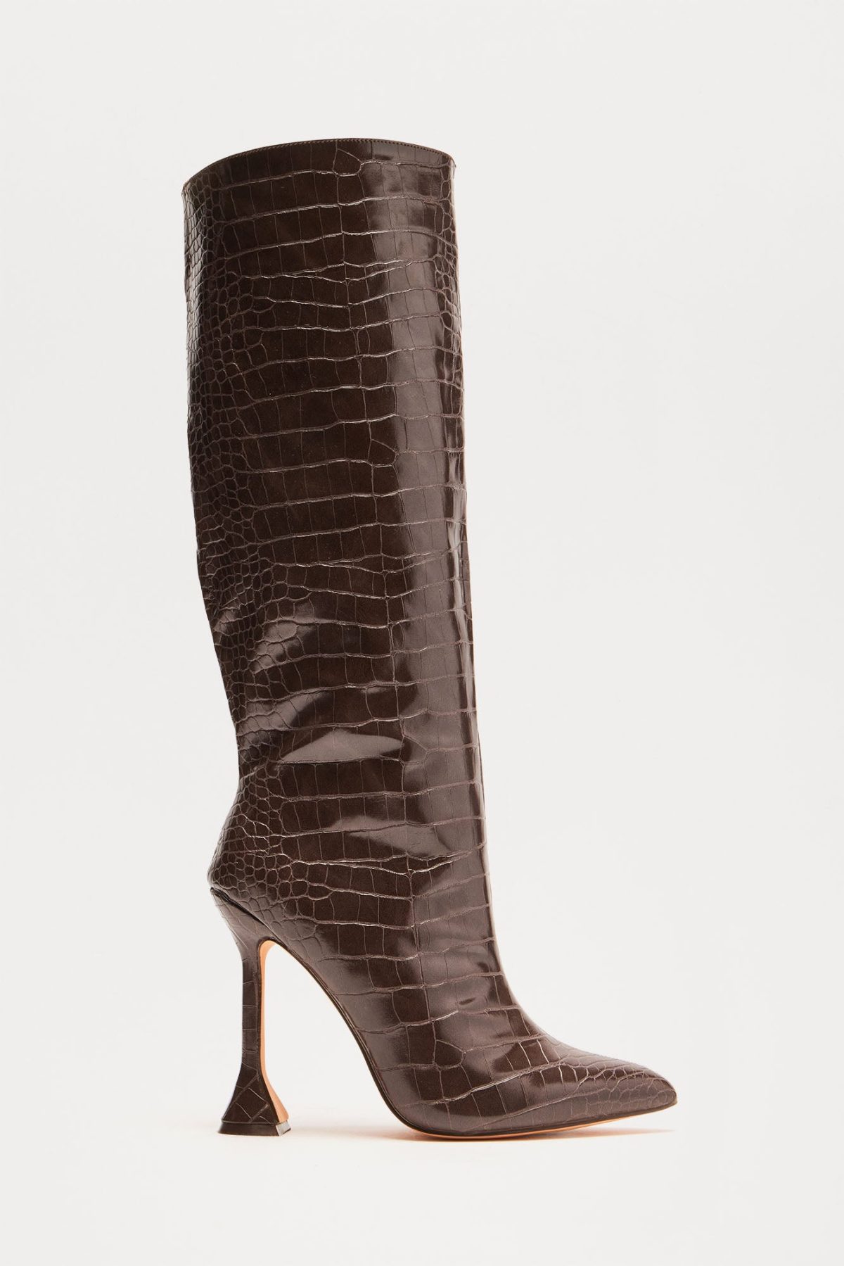 Wifey Type Knee High Boots - Chocolate