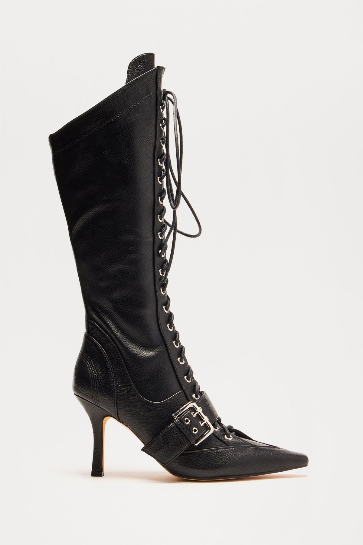 Blaine Lace Up Boots - Black