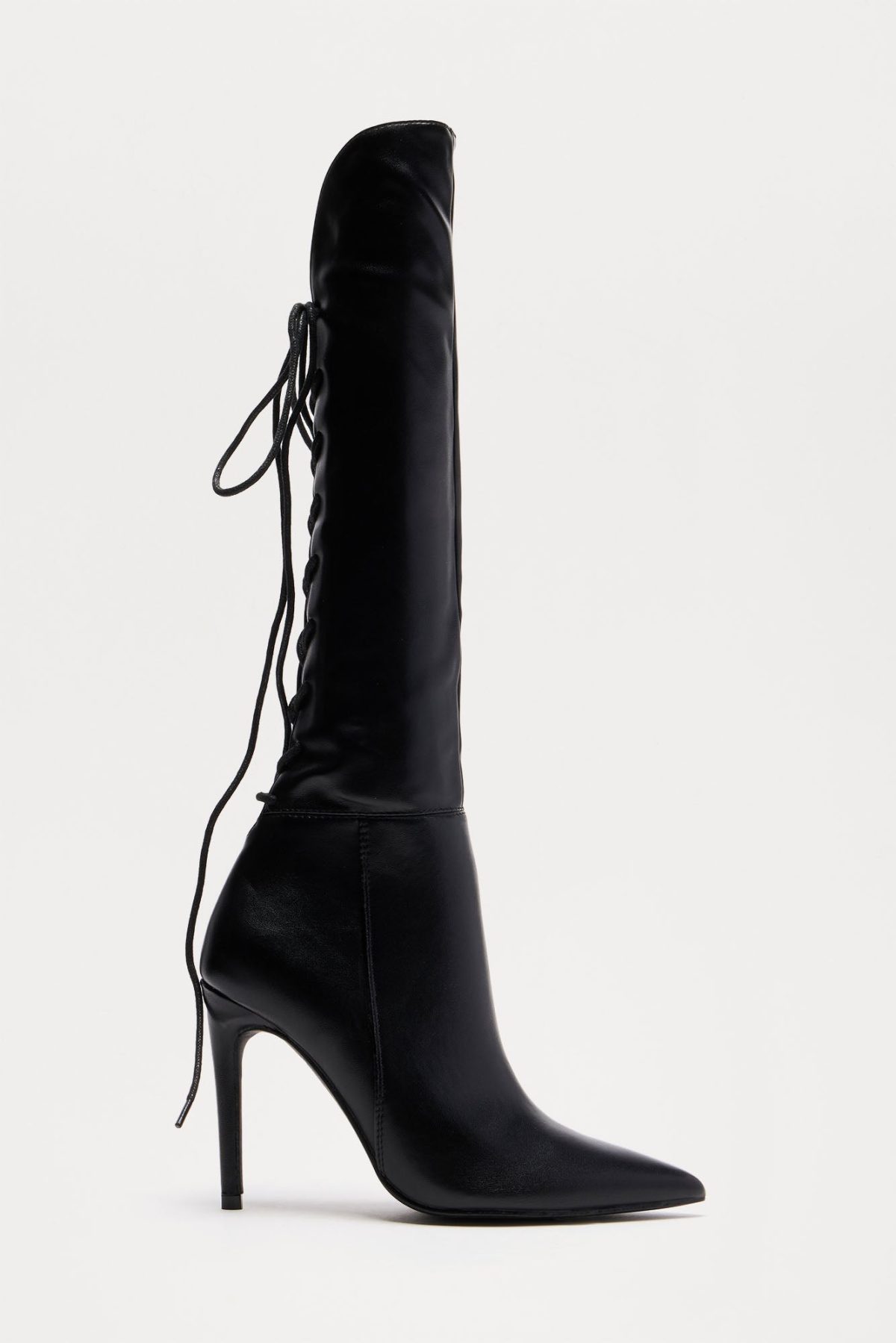 On Your Radar Knee High Boots - Black