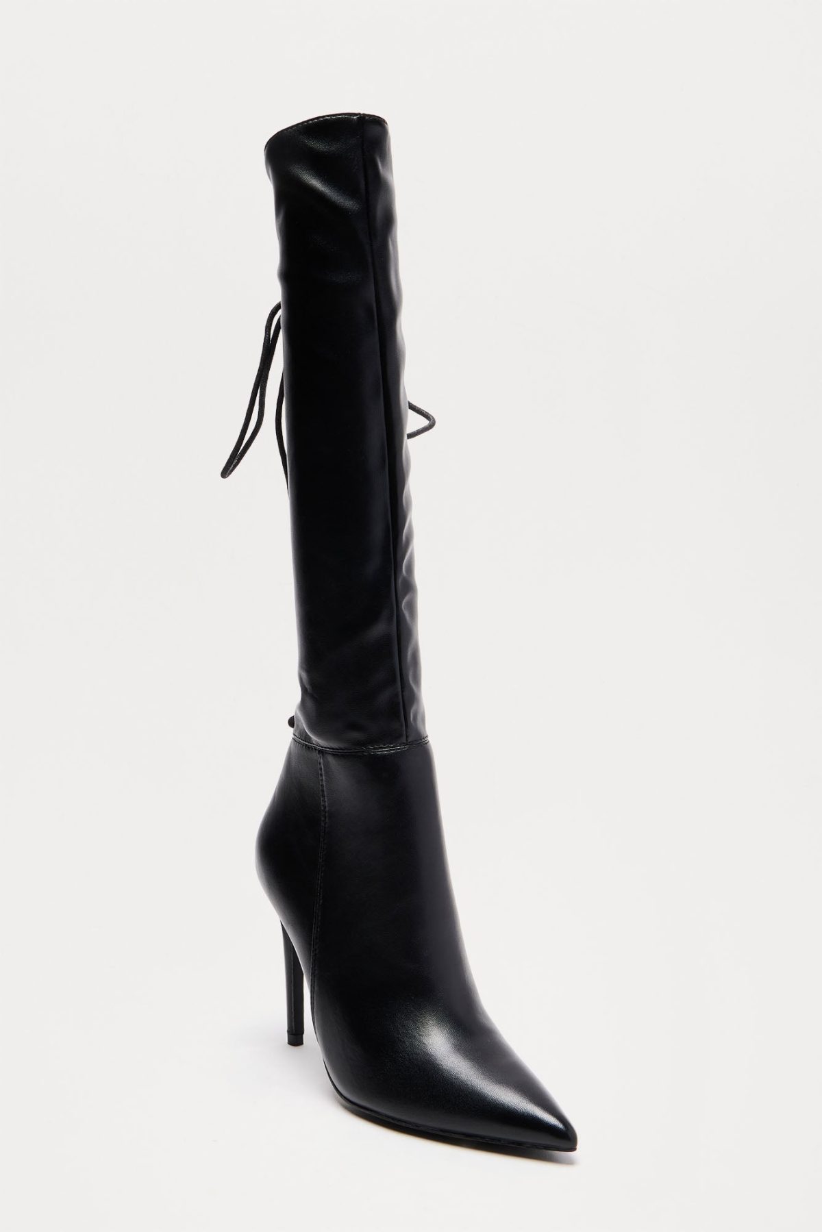 On Your Radar Knee High Boots - Black