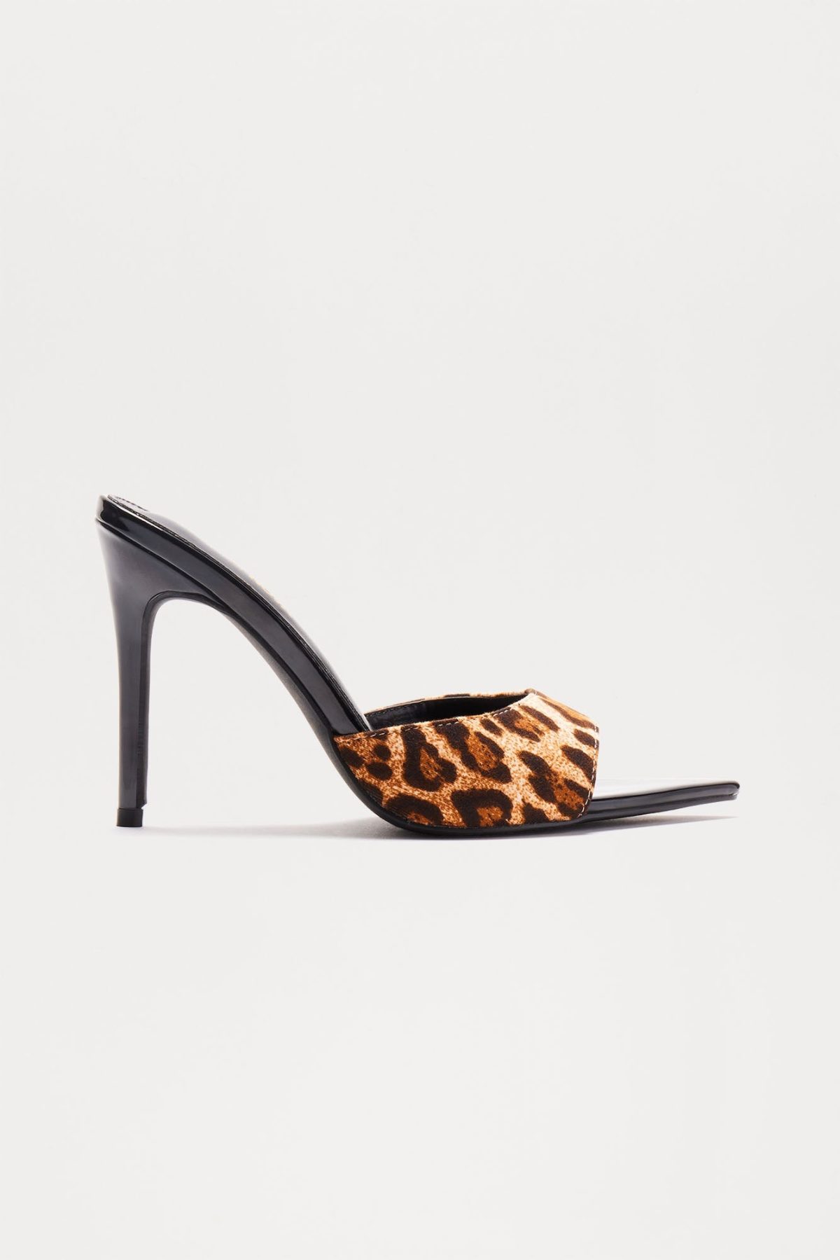 Trinity Heeled Mules - Leopard