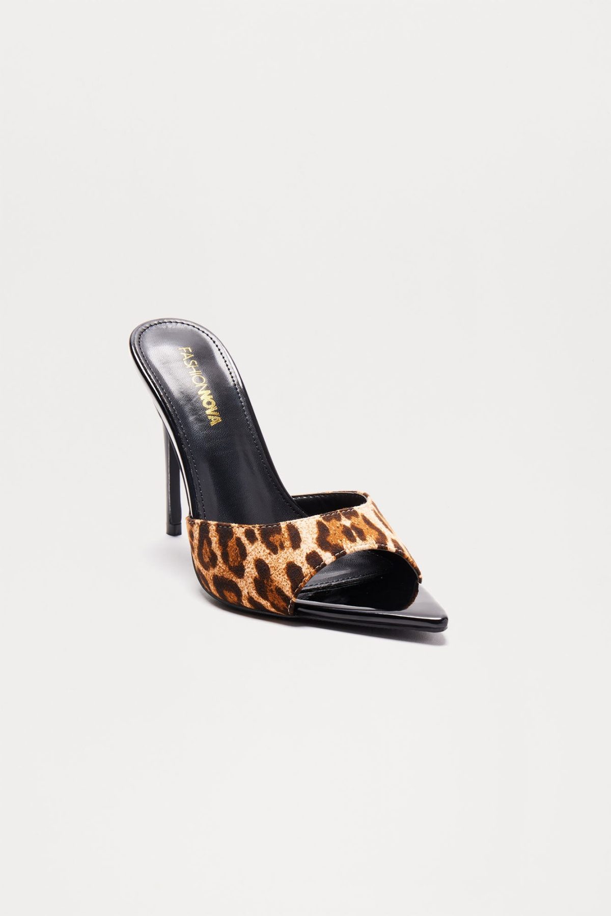 Trinity Heeled Mules - Leopard