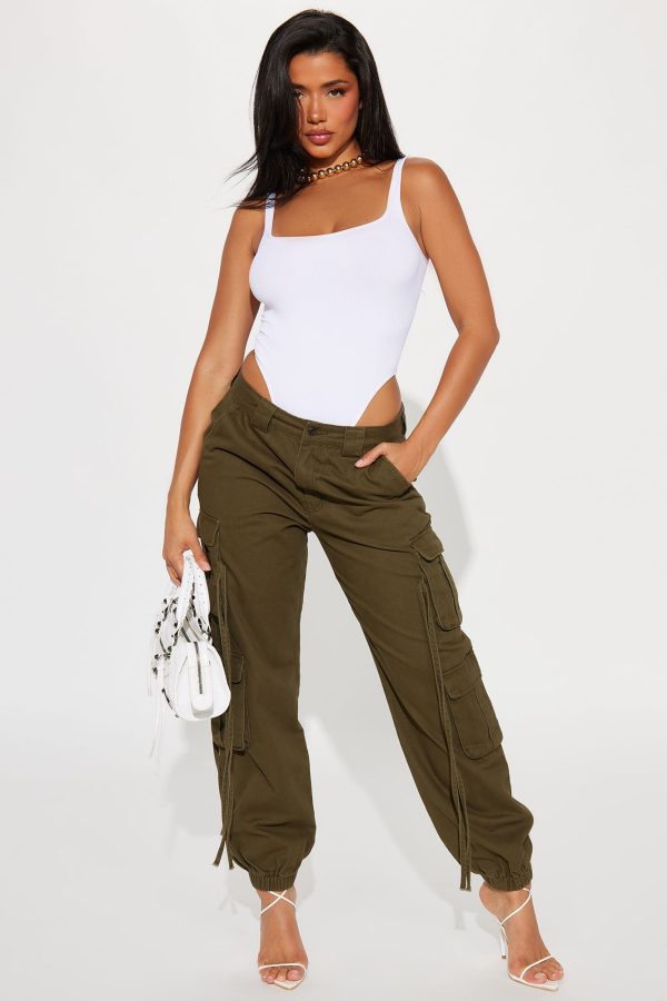 Golden Hour Cargo Jogger Pant - Olive