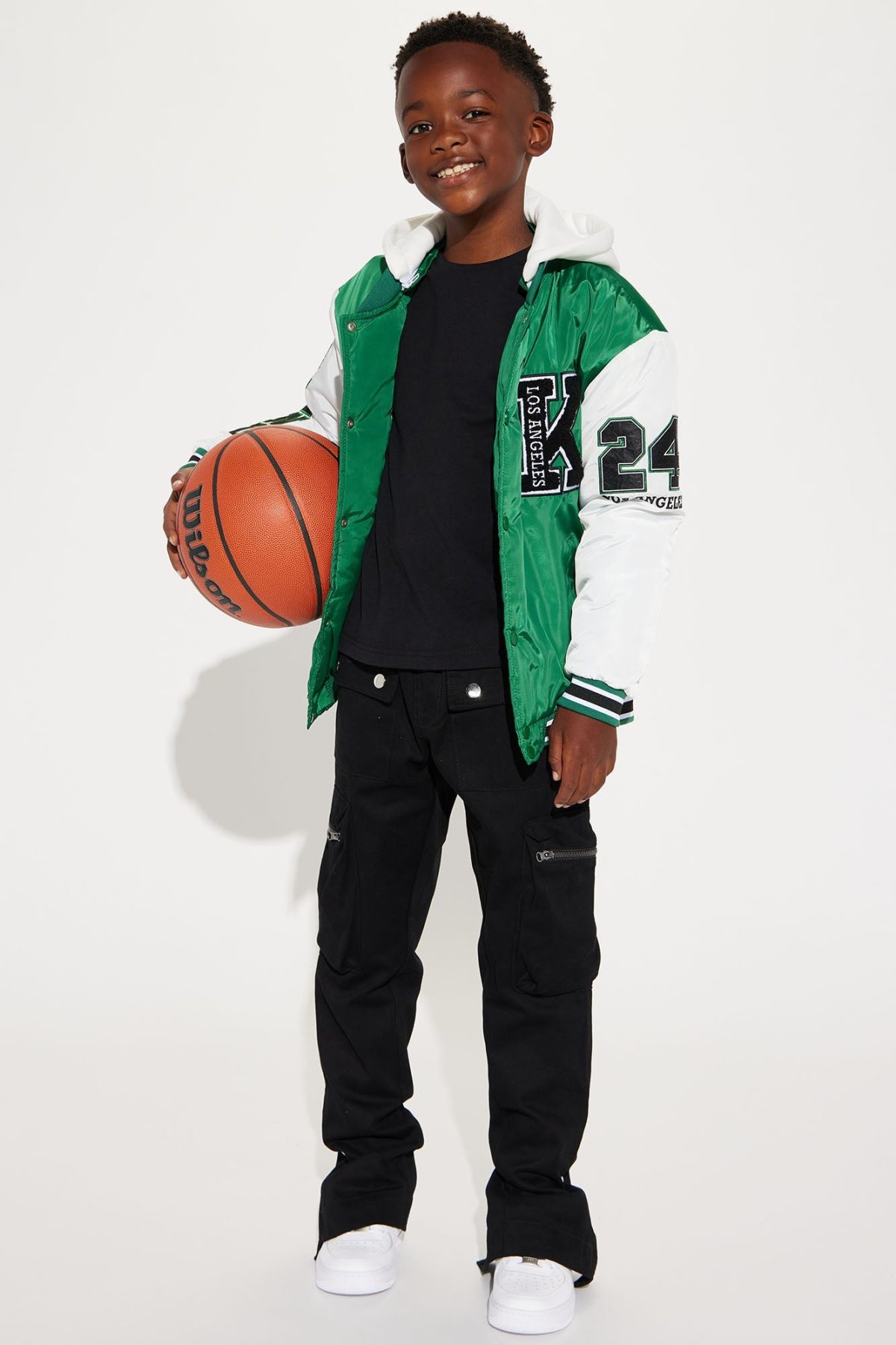 Mini Athletic Legend Varsity Jacket - Green