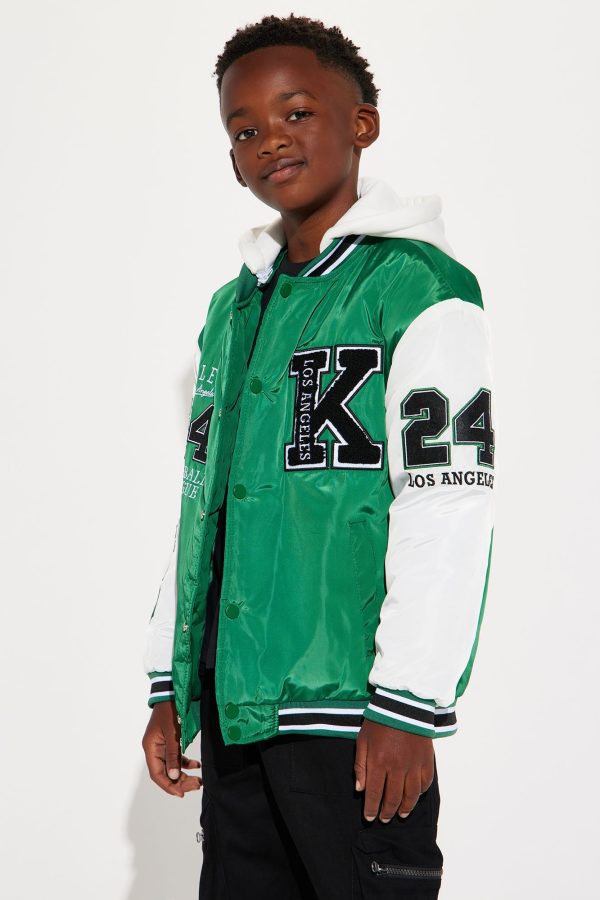 Mini Athletic Legend Varsity Jacket - Green