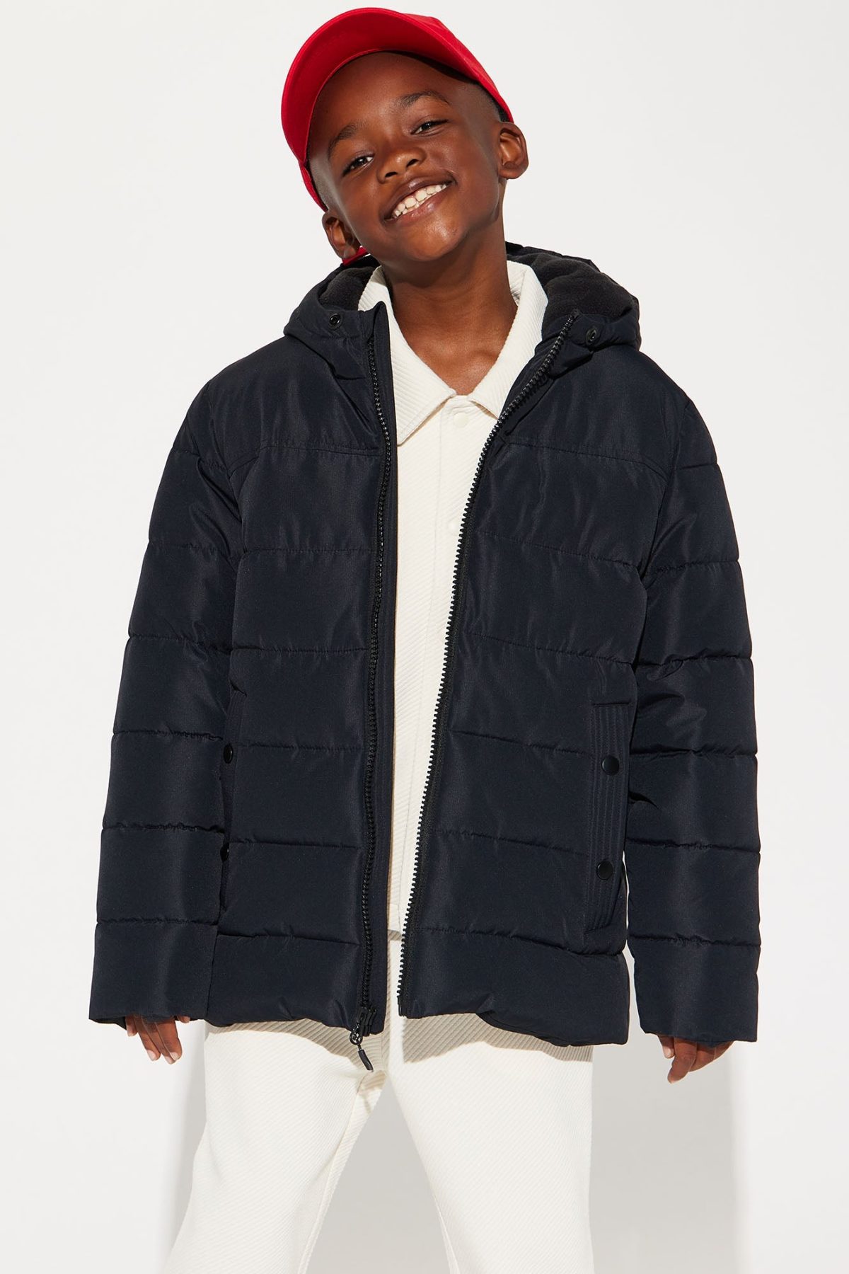 Mini Always Ready For It Puffer Jacket - Black