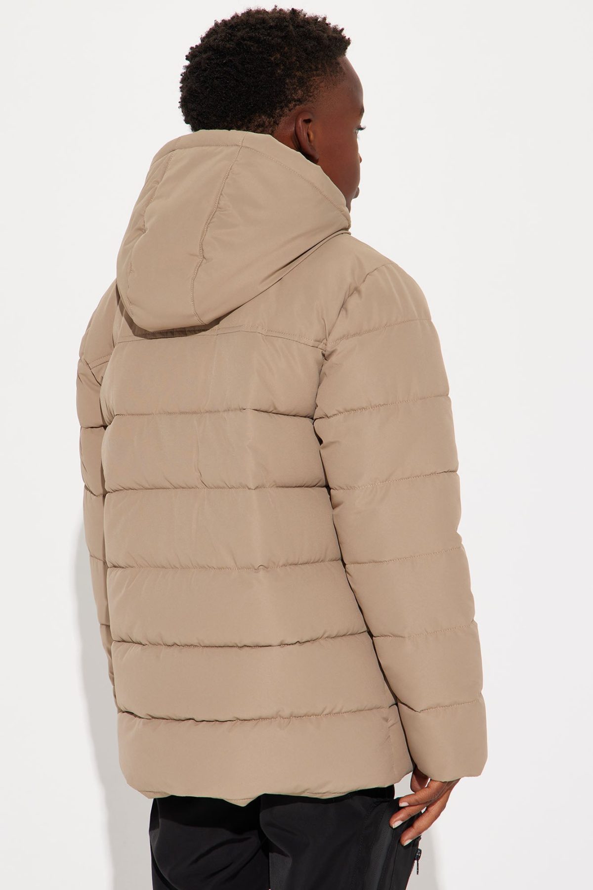 Mini Always Ready For It Puffer Jacket - Khaki