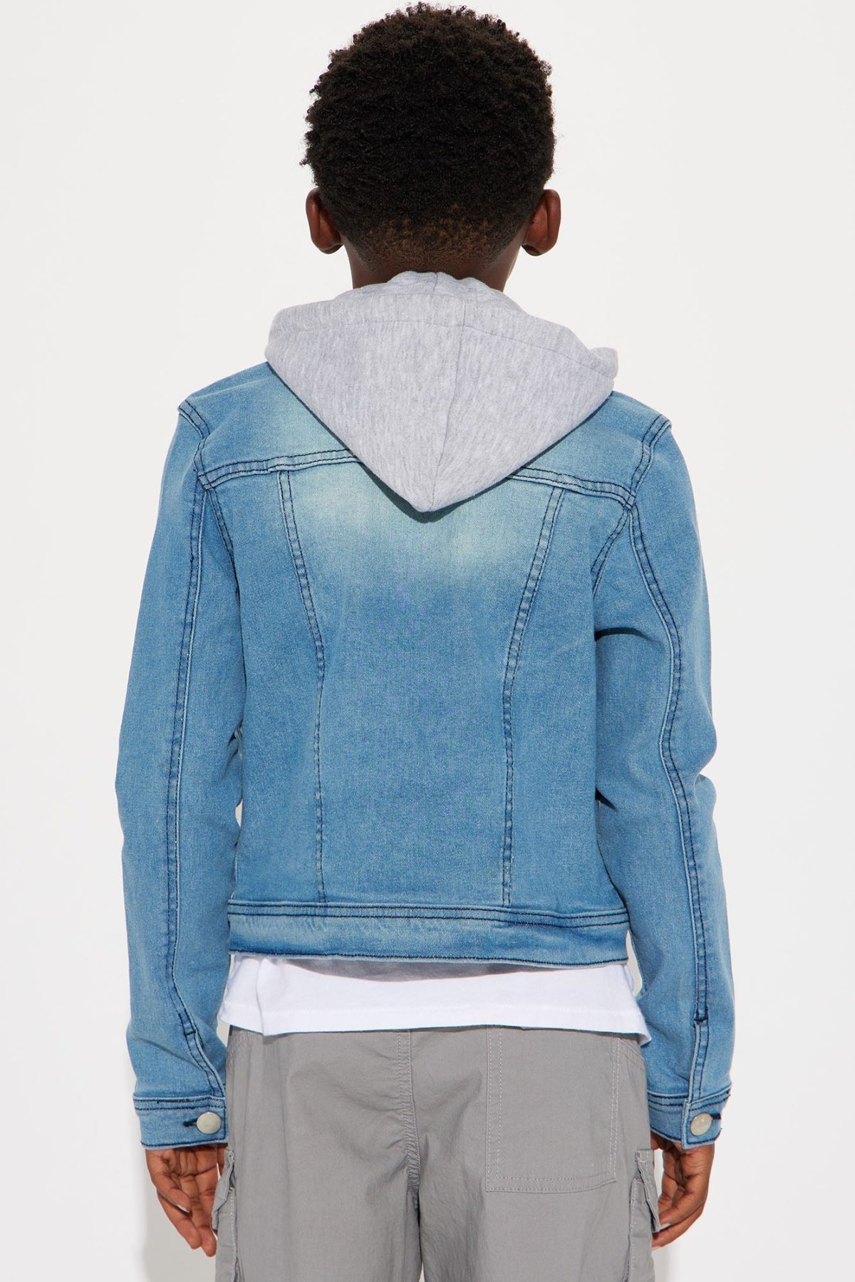 Mini Easy Does It Washed Denim Jacket - Blue Wash