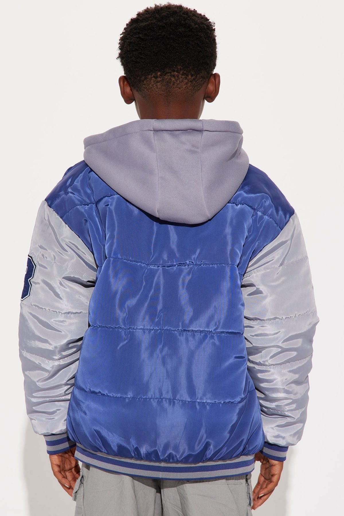 Mini Legend 28 Puffer Jacket With Hood - Navy