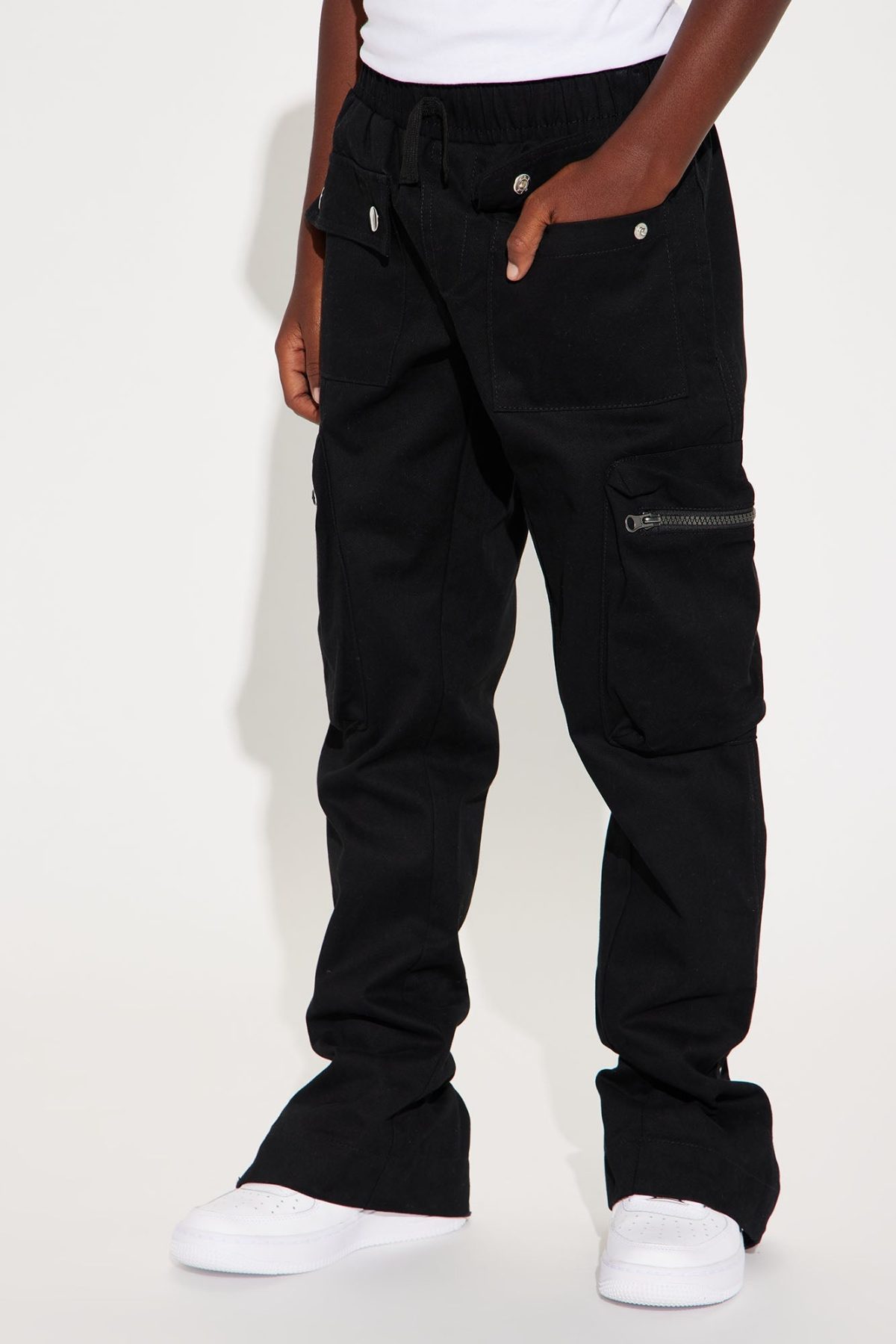 Mini Jackson Camo Cargo Jogger - Black